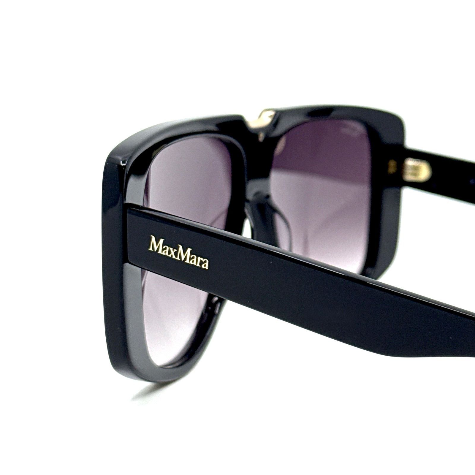 Max Mara New, MAXMARA Sunglasses Spark1 MM0075 01B Authentic Size ONE SIZE - 8 Thumbnail