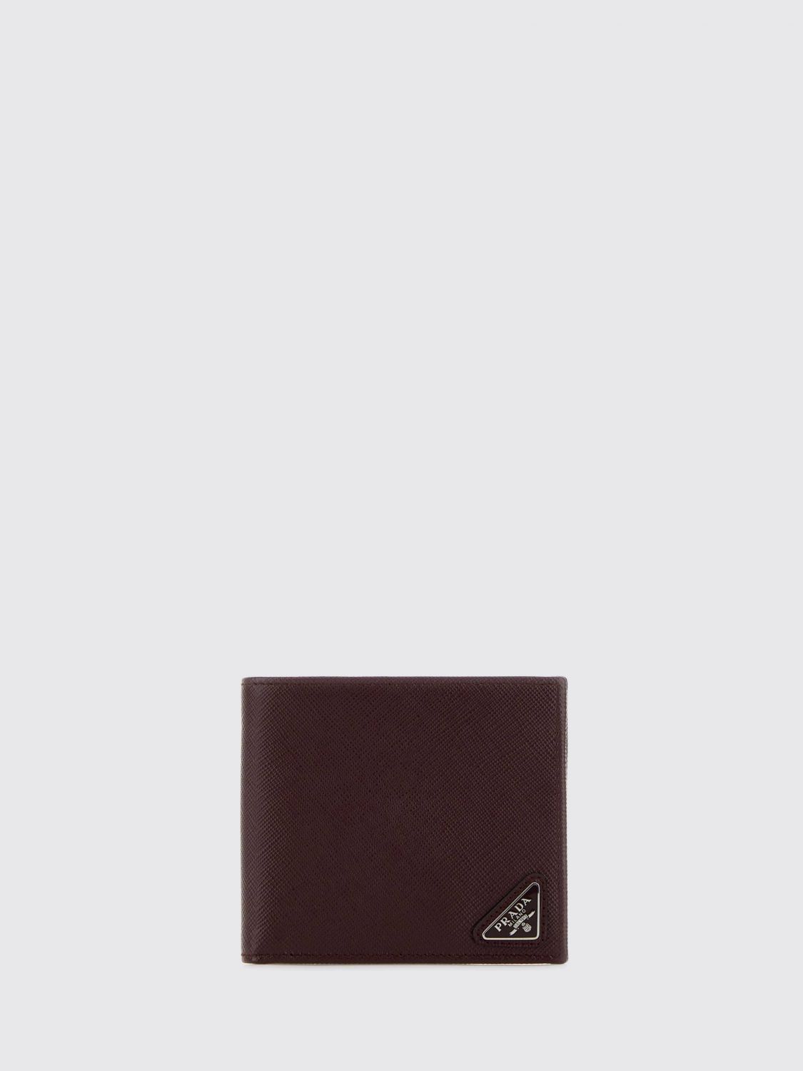 Prada Prada Wallet Men Burgundy Size ONE SIZE - 1 Preview
