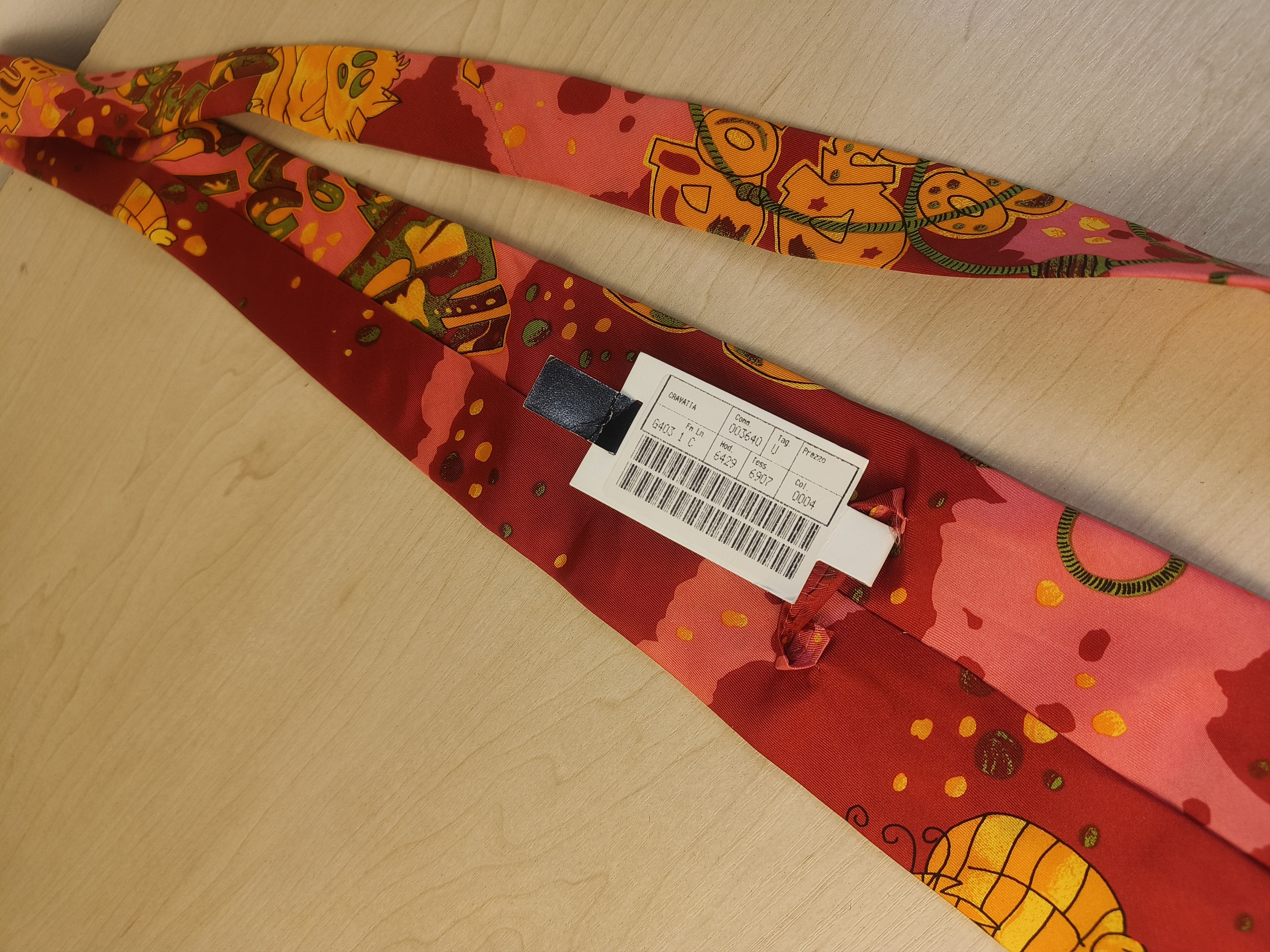 Iceberg Iceberg NWT 90s Novelty Cartoon Conversation Starter Tie Size ONE SIZE - 2 Thumbnail