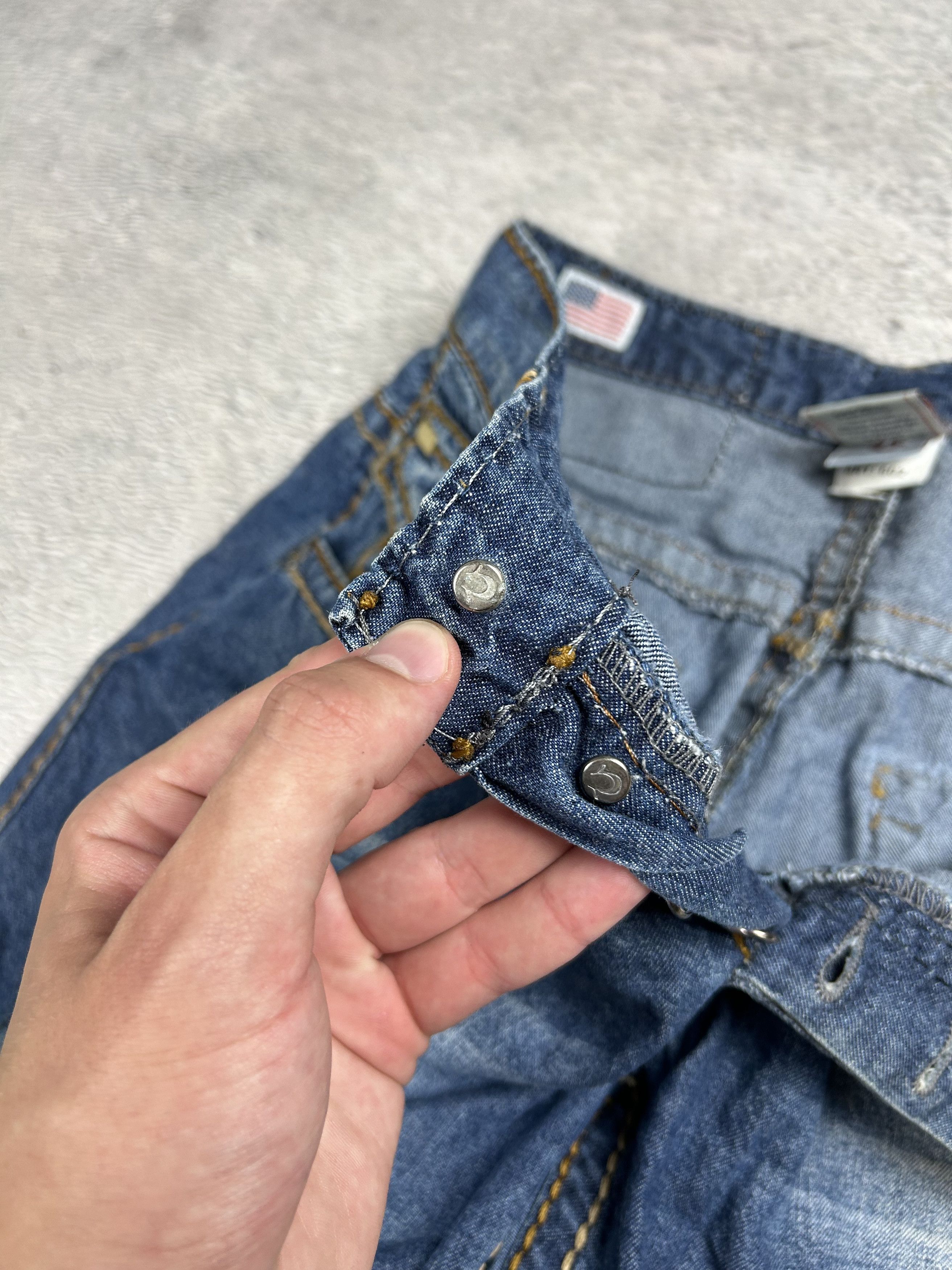 JNCO × True Religion × Vintage True Religion jeans Baggy Drill Streetwear Rare Oldmoney Size US 33 - 11 Thumbnail