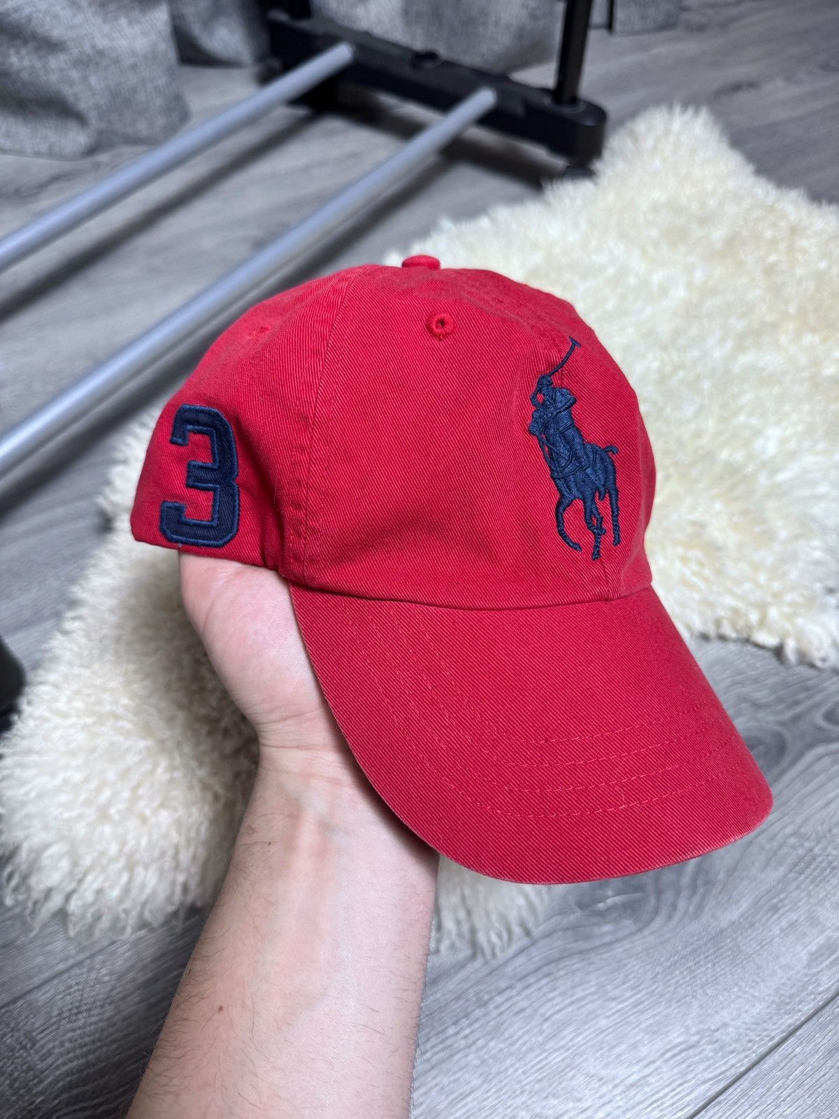 Vintage Polo Ralph Lauren Vintage Big Logo Mens Cap Size ONE SIZE - 1 Thumbnail