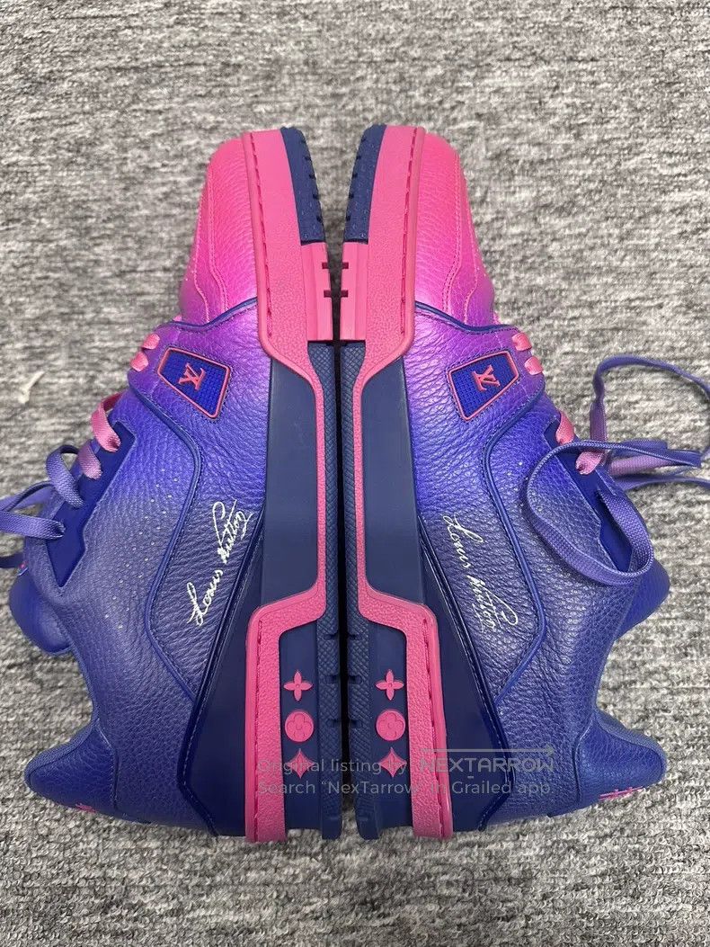 Louis Vuitton Louis Vuitton Blue and pink gradient board shoes Size US 8 / EU 41 - 2 Thumbnail