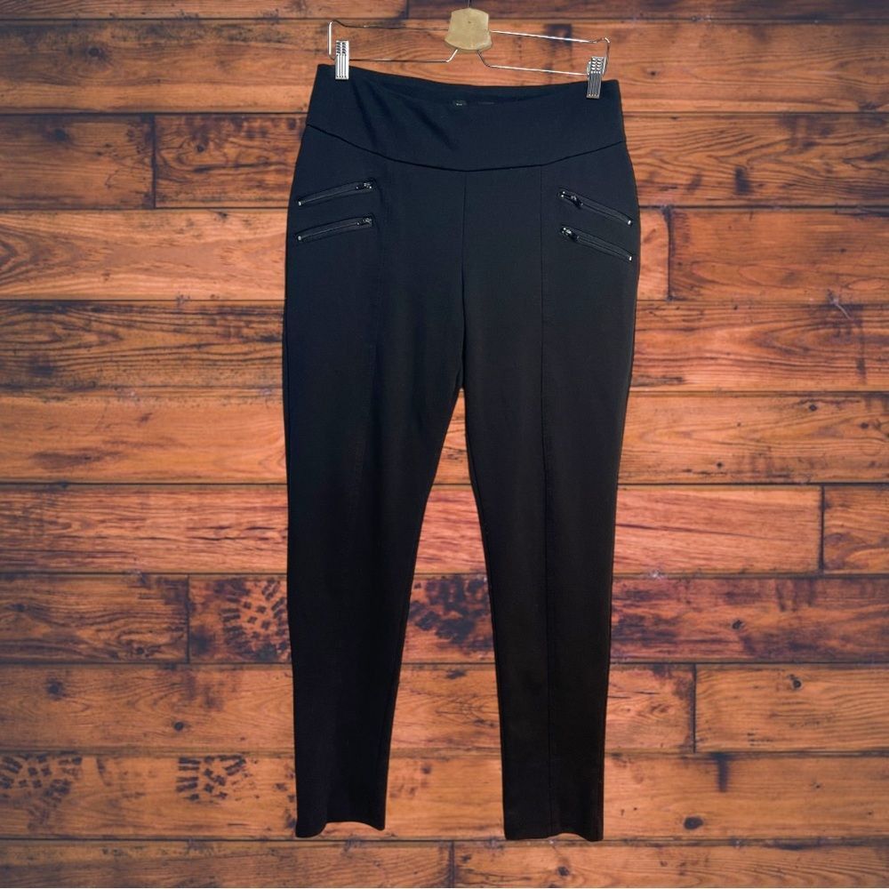Other Like An Angel Black Pull On Leggings 1X Size 40" / US 18 - 1 Thumbnail