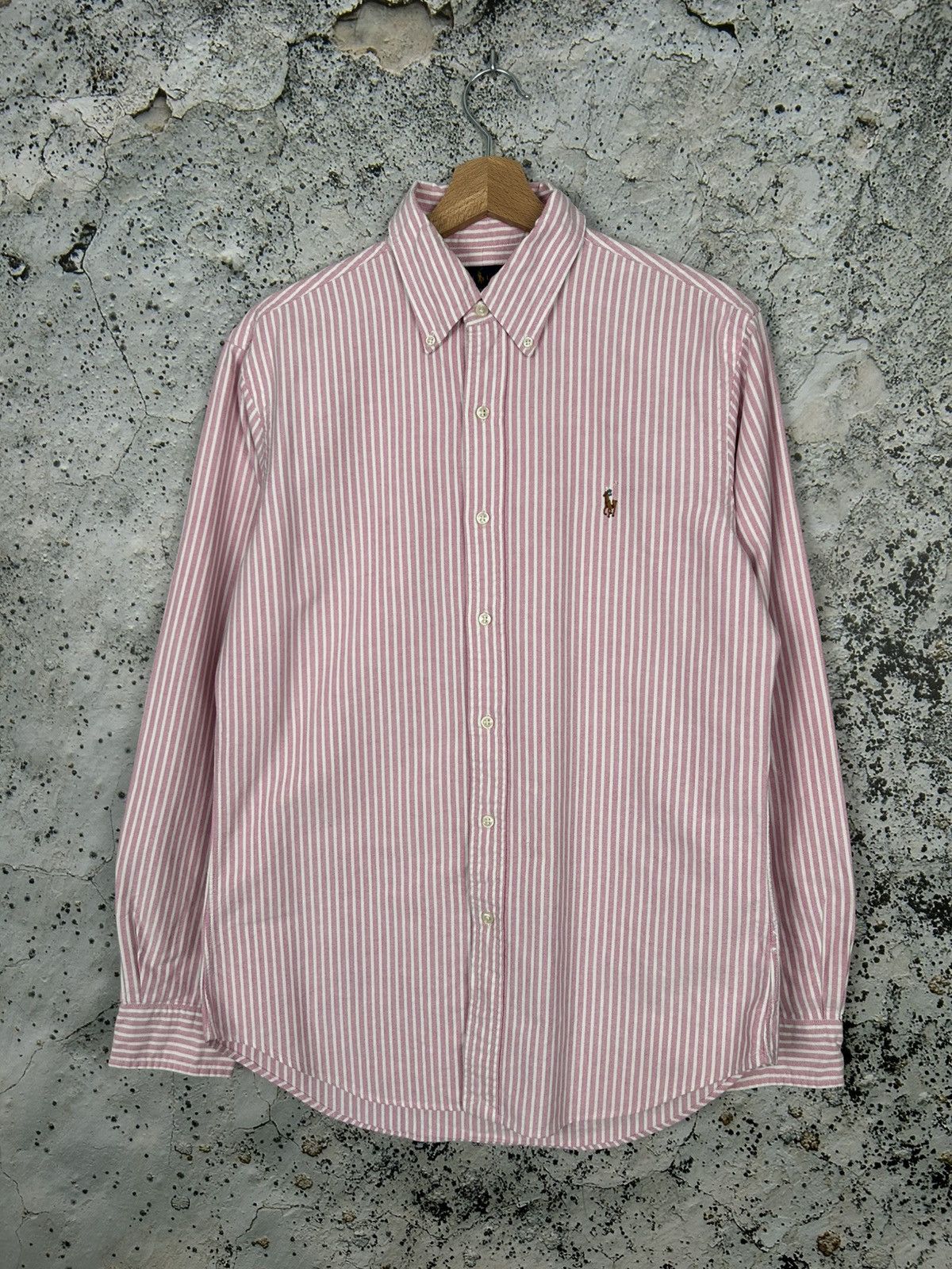Polo Ralph Lauren Polo Ralph Lauren Stripe Pink Shirt Basic Elegant Premium Size US M / EU 48-50 / 2 - 1 Thumbnail