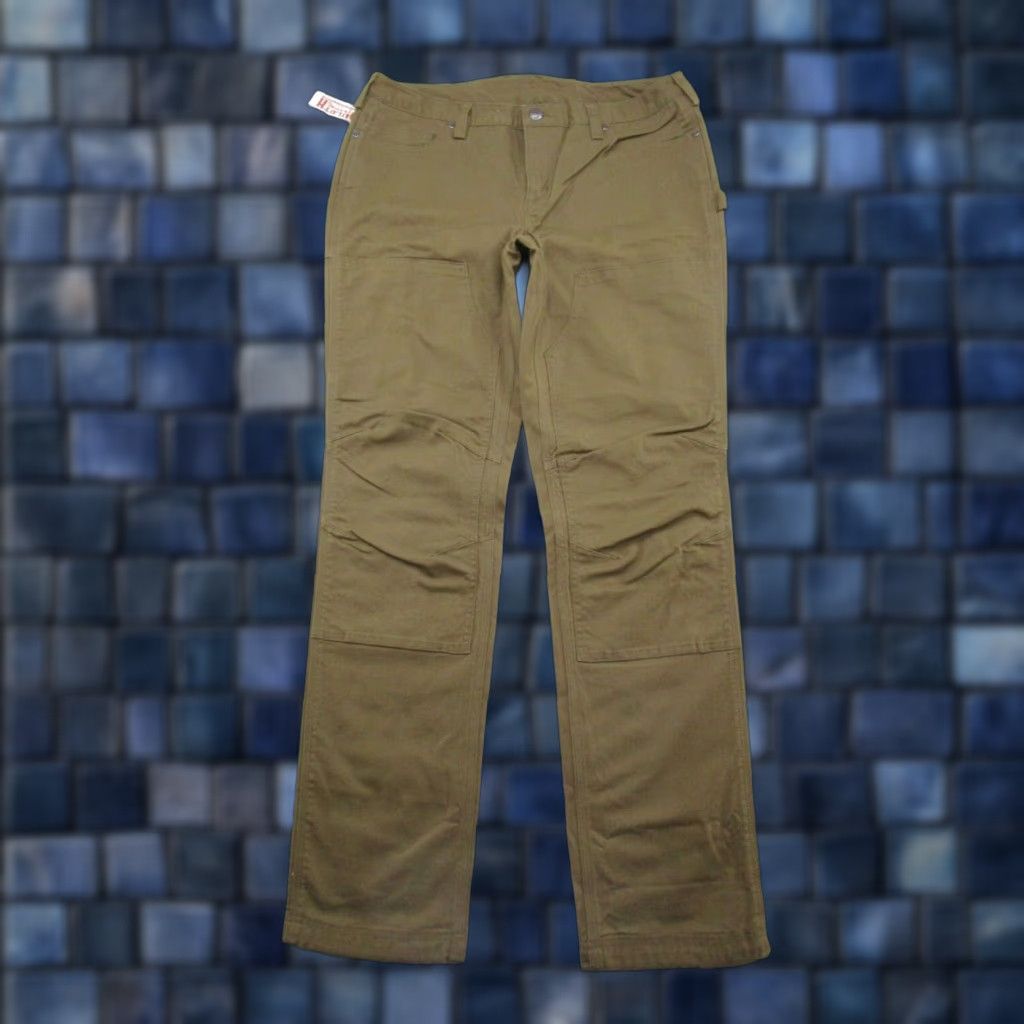 Doublet Duluth Trading Women's Size 12x33 Canvas Double Knee Work Pants Slim Leg NEW Size 34" / US 12 / IT 48 - 1 Thumbnail