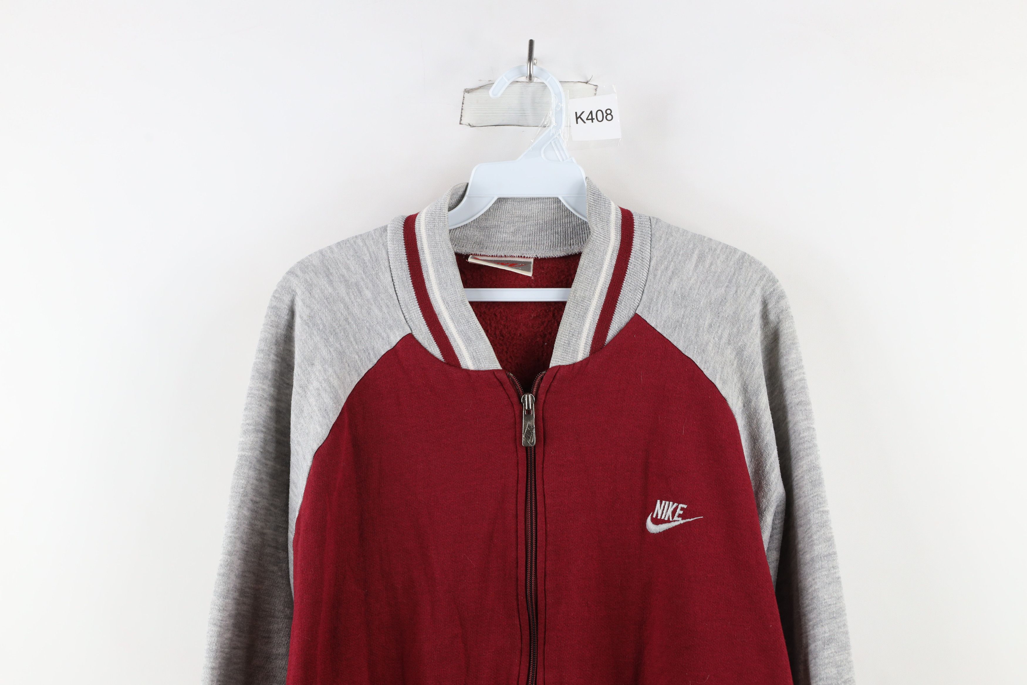 Nike × Vintage Vintage 80s Nike Scott Mini Swoosh Warm Up Track Jacket Size US L / EU 52-54 / 3 - 2 Thumbnail