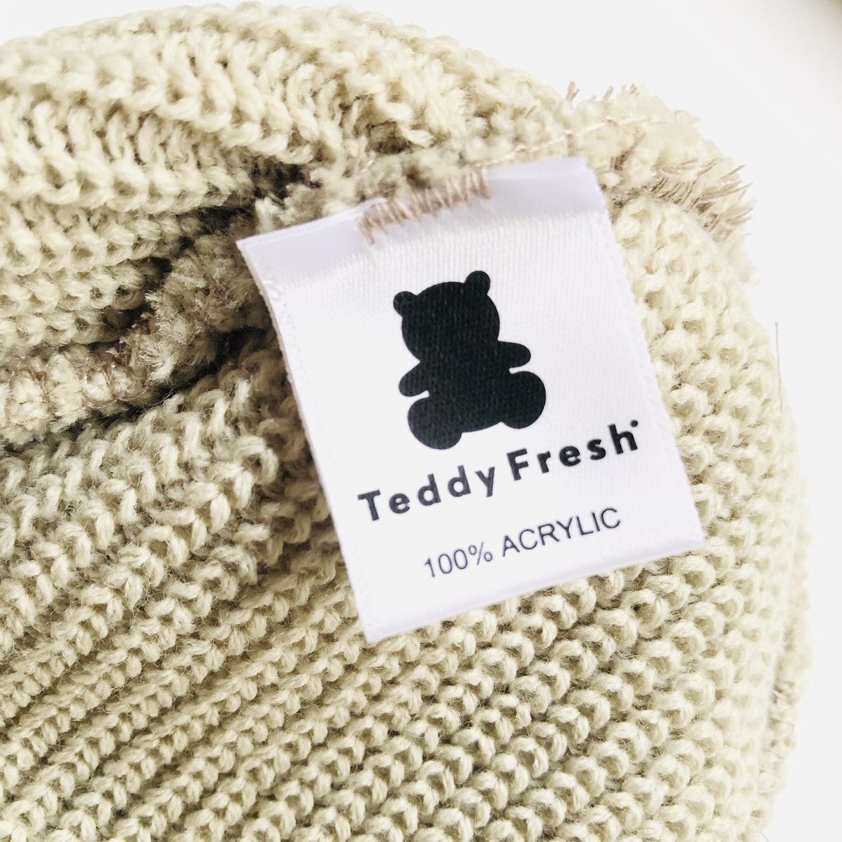 Teddy Fresh FW20 Teddy Fresh Beanie TAUPE Size ONE SIZE - 4 Thumbnail
