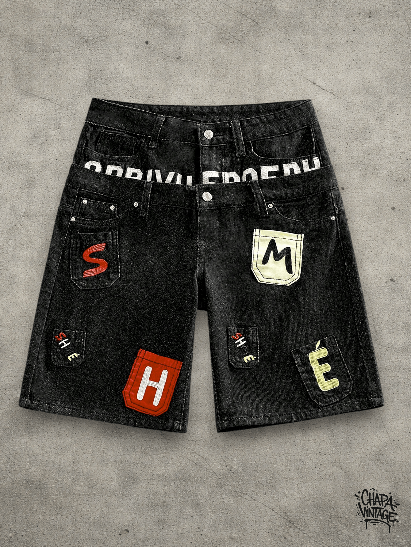 Jean Double waistband shorts Size US 32 / EU 48 - 1 Thumbnail