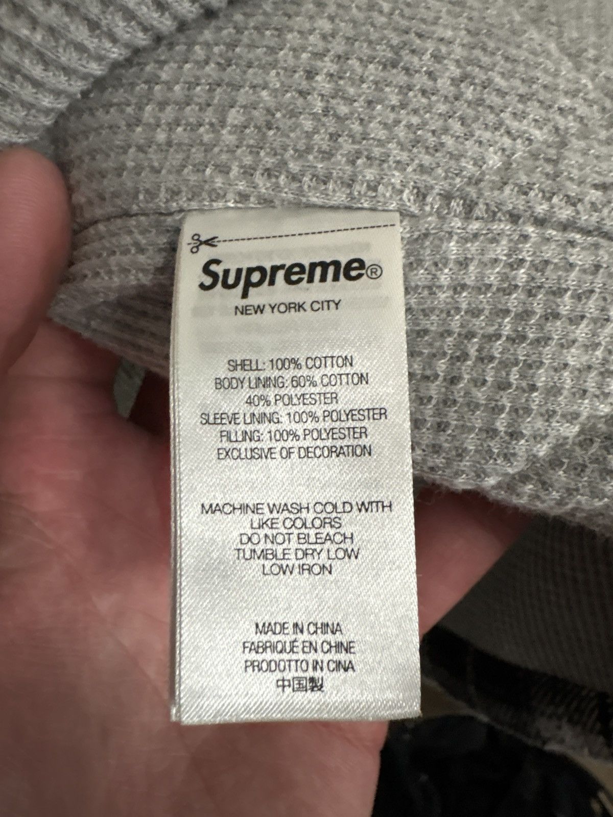 Supreme Supreme lined thermal flannel zip up XL black Size US XL / EU 56 / 4 - 3 Thumbnail