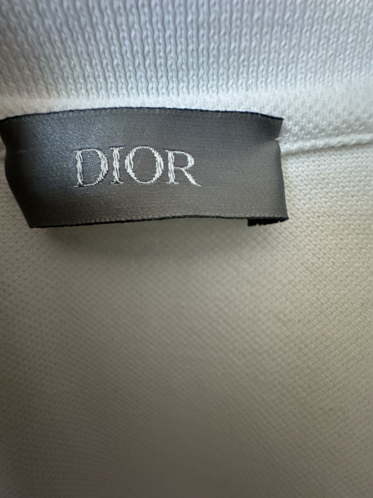 Christian Dior Monsieur Dior CD Icon White Polo Shirt – Size M Size US M / EU 48-50 / 2 - 3 Thumbnail