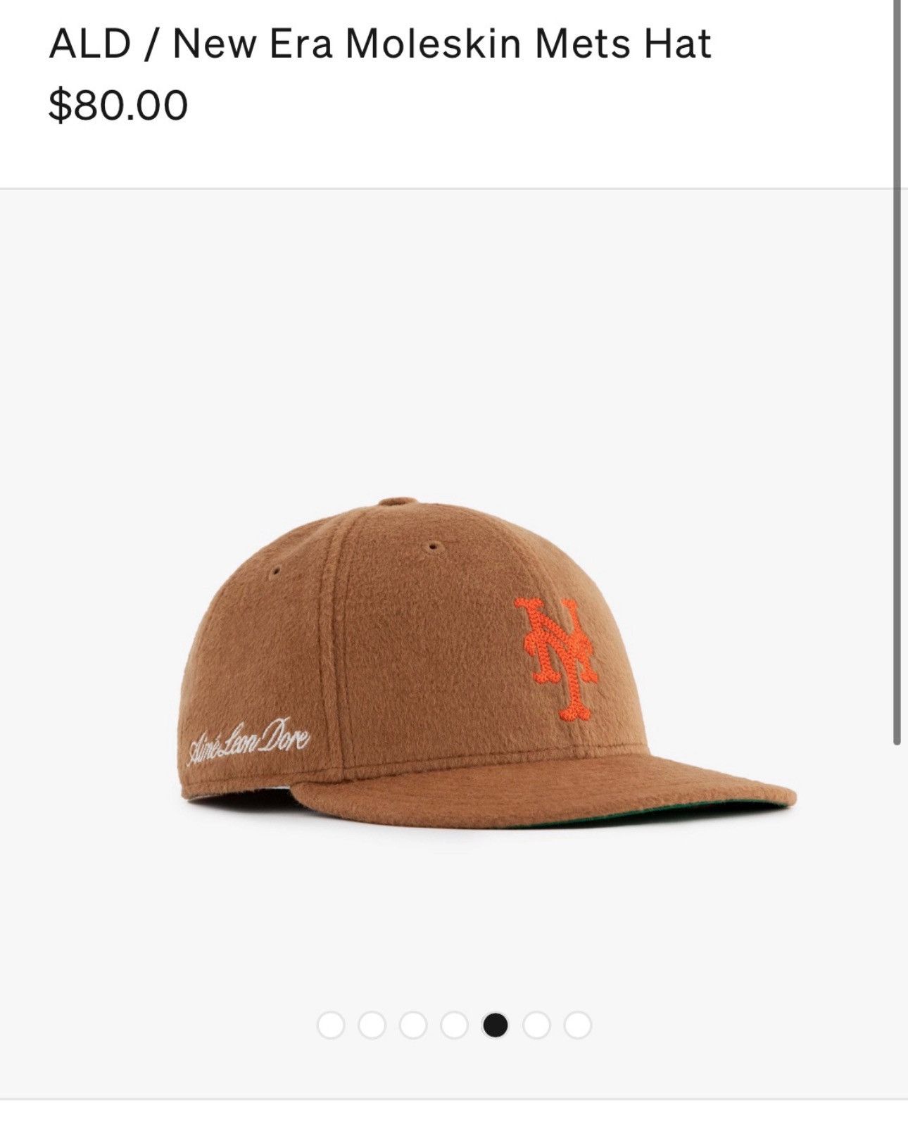 Aime Leon Dore × New Era Aime Leon Dore (7) Ald New Era Mets moleskin hat Size ONE SIZE - 1 Thumbnail