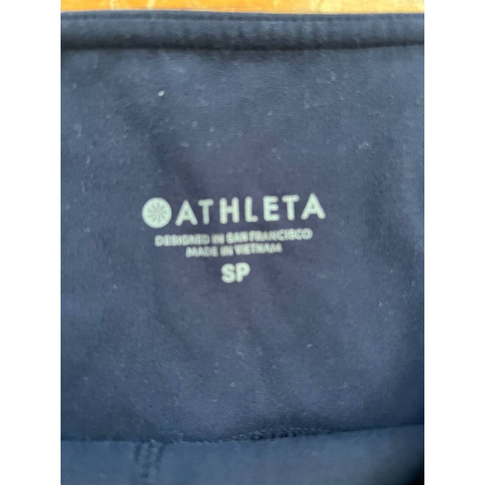 Athleta Athleta Straight Up Blue Flared Leggings Petite Smal A000825 Size 22" - 7 Thumbnail