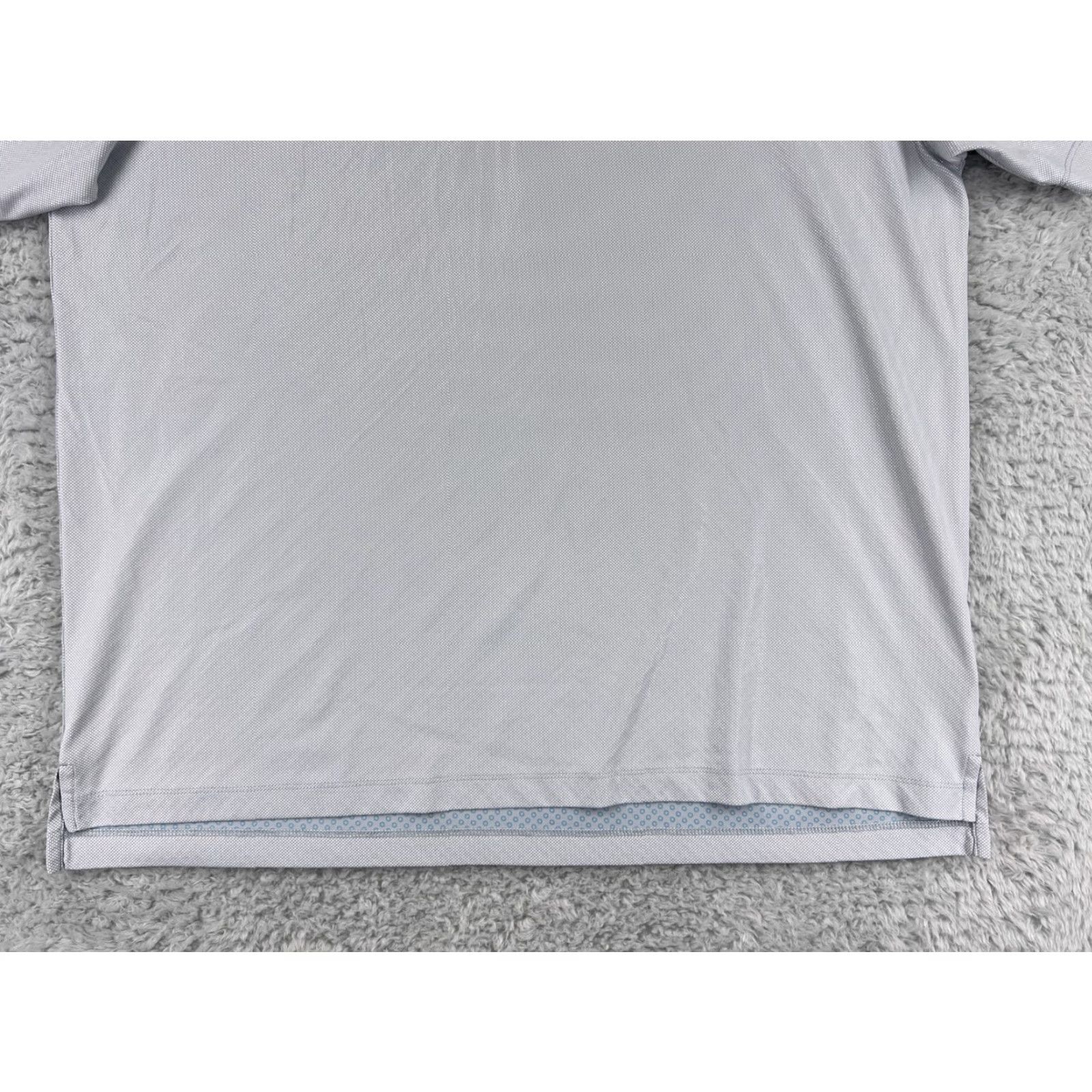 Vintage Columbia Polo Shirt Mens XL Blue Shiny Dots 100% Polyester Size US XL / EU 56 / 4 - 5 Thumbnail