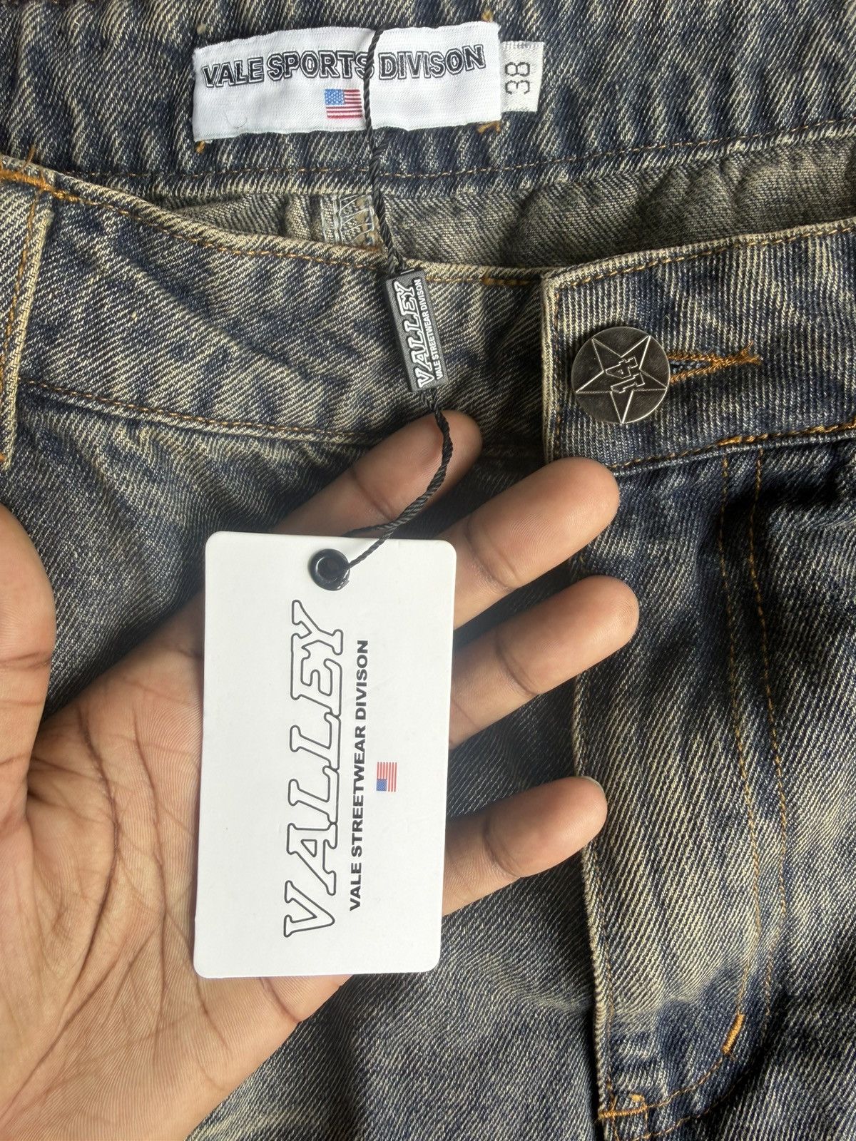 Vale Vale Forever Armor Jorts 'Blue' Size US 38 / EU 54 - 2 Thumbnail