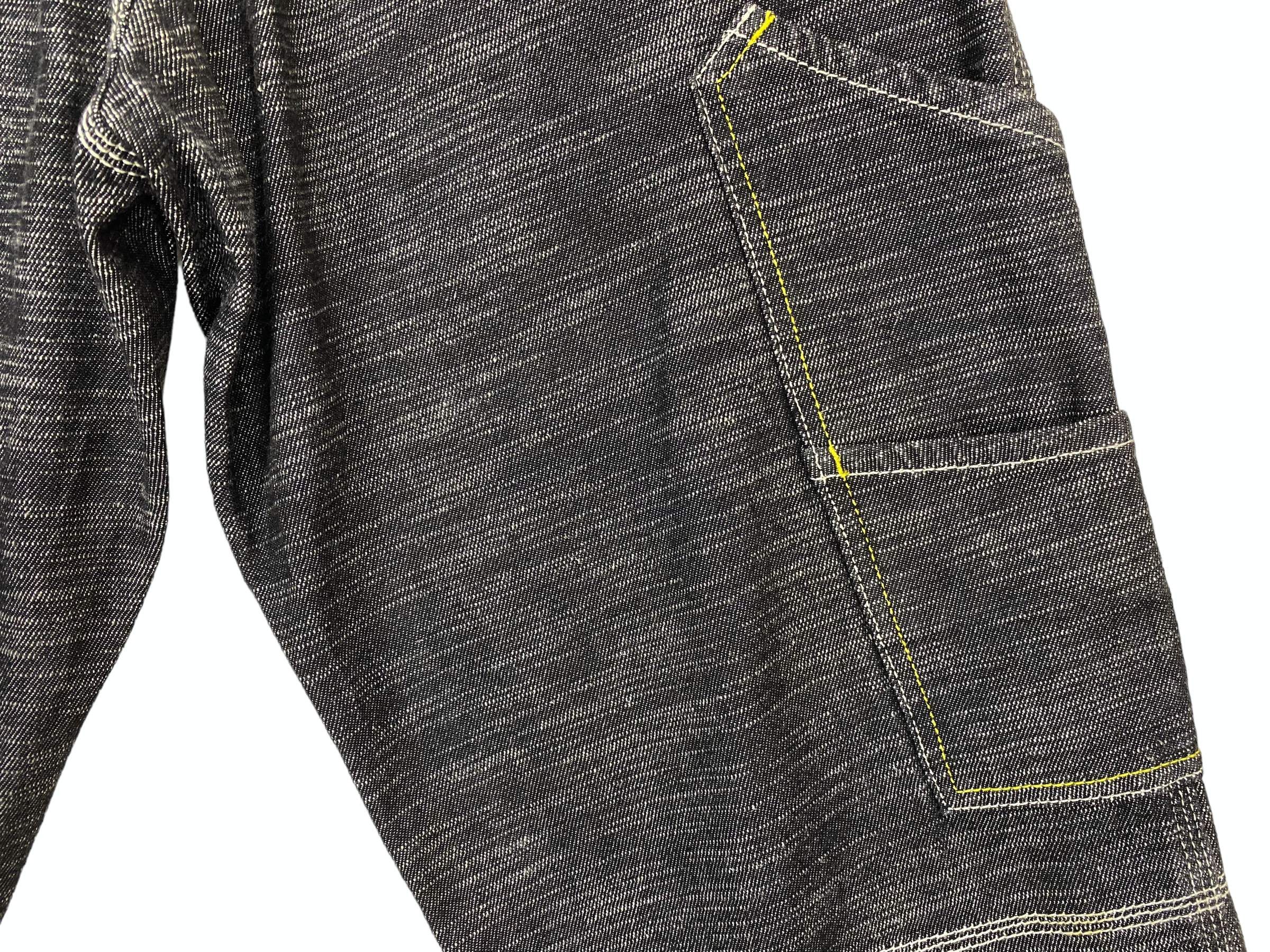 Japanese Brand Transer Carpenter Jeans Transer Hip Hop Skateboards Jeans Size US 29 - 11 Thumbnail