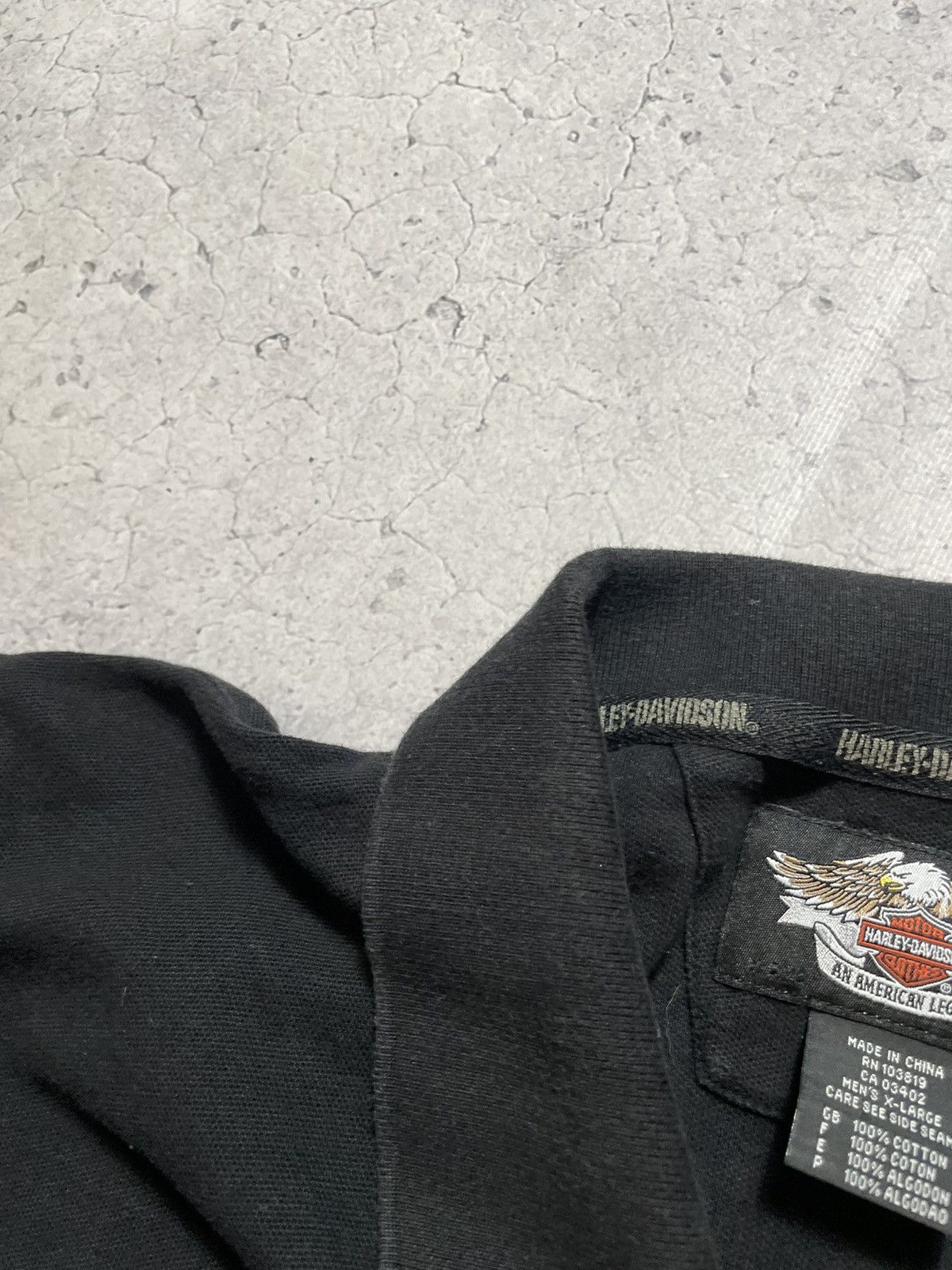 Harley Davidson × Vintage Vintage Harley Motor Davidson Polo Shirt Size US XL / EU 56 / 4 - 9 Thumbnail