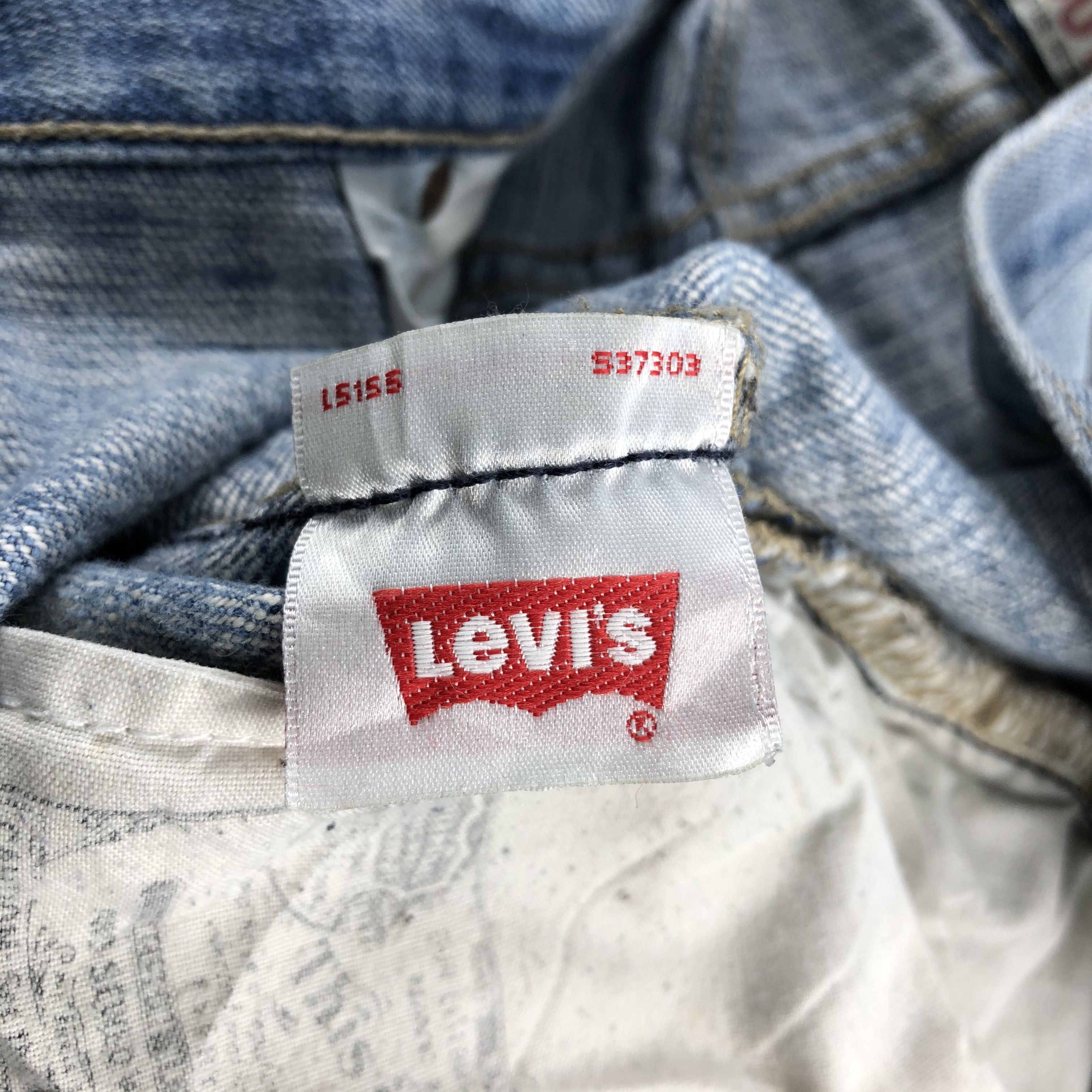 Levi's × Vintage Vintage 90s Distress Levis 501 Jeans-JM841 Size US 34 / EU 50 - 12 Thumbnail