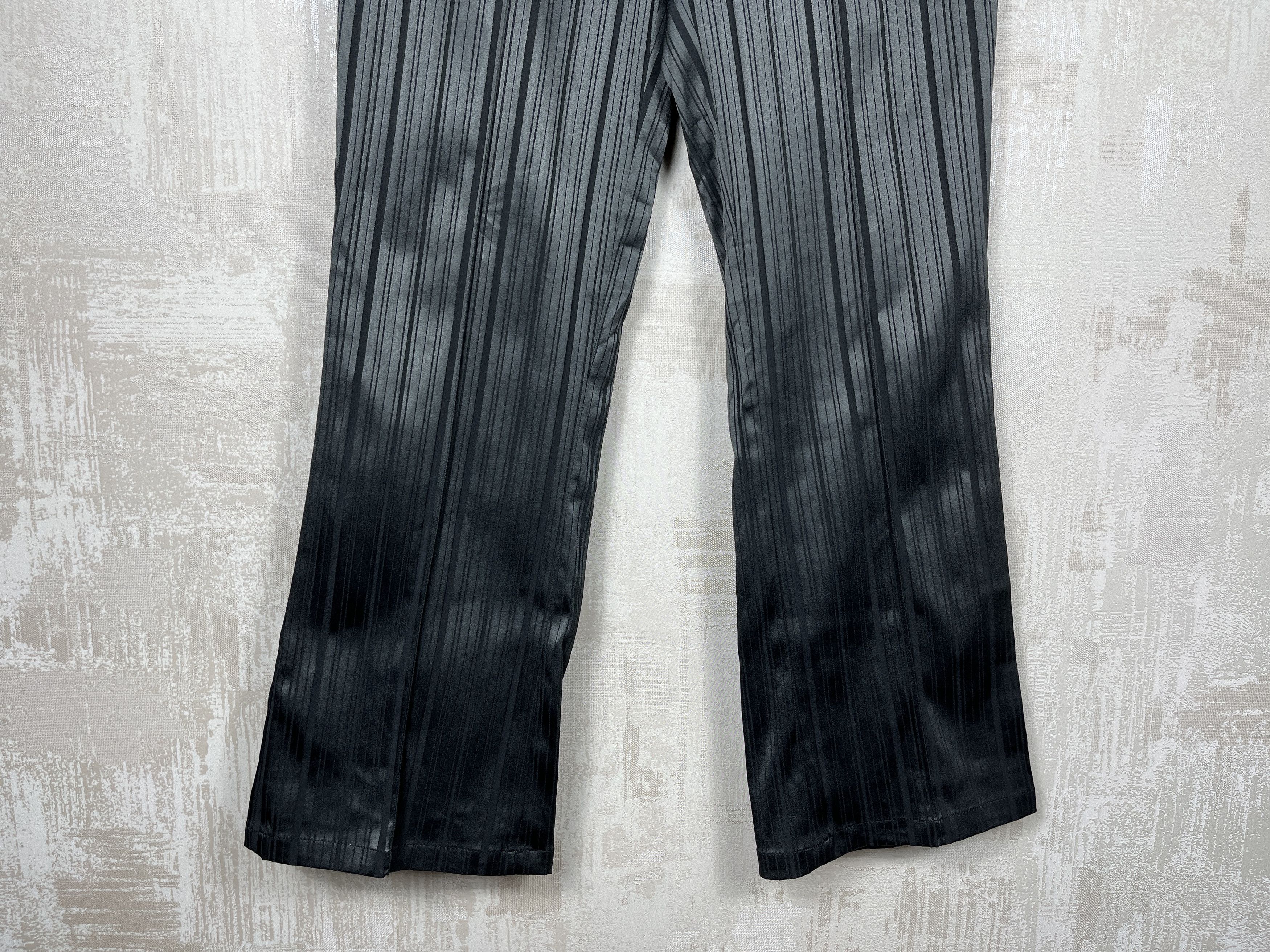 C&A Clockhouse C&A Striped Flared Disco Chino Pants Size US 32 / EU 48 - 4 Thumbnail