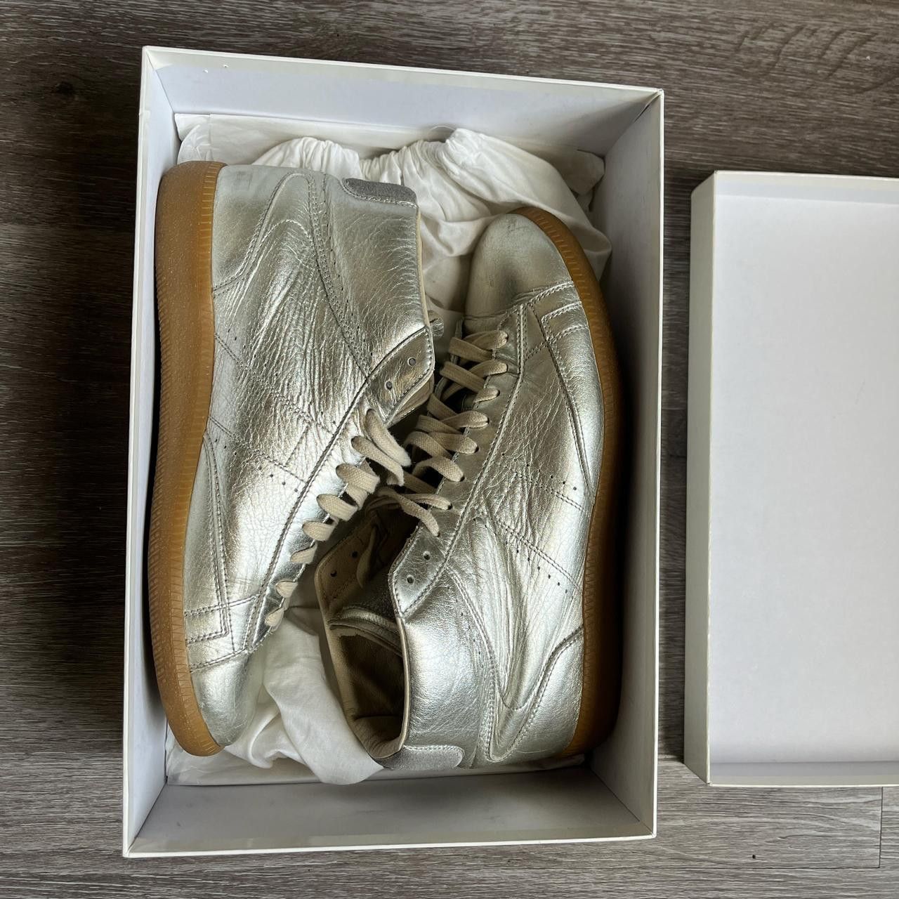 Replica cloth low trainers Maison Martin Margiela Grey size