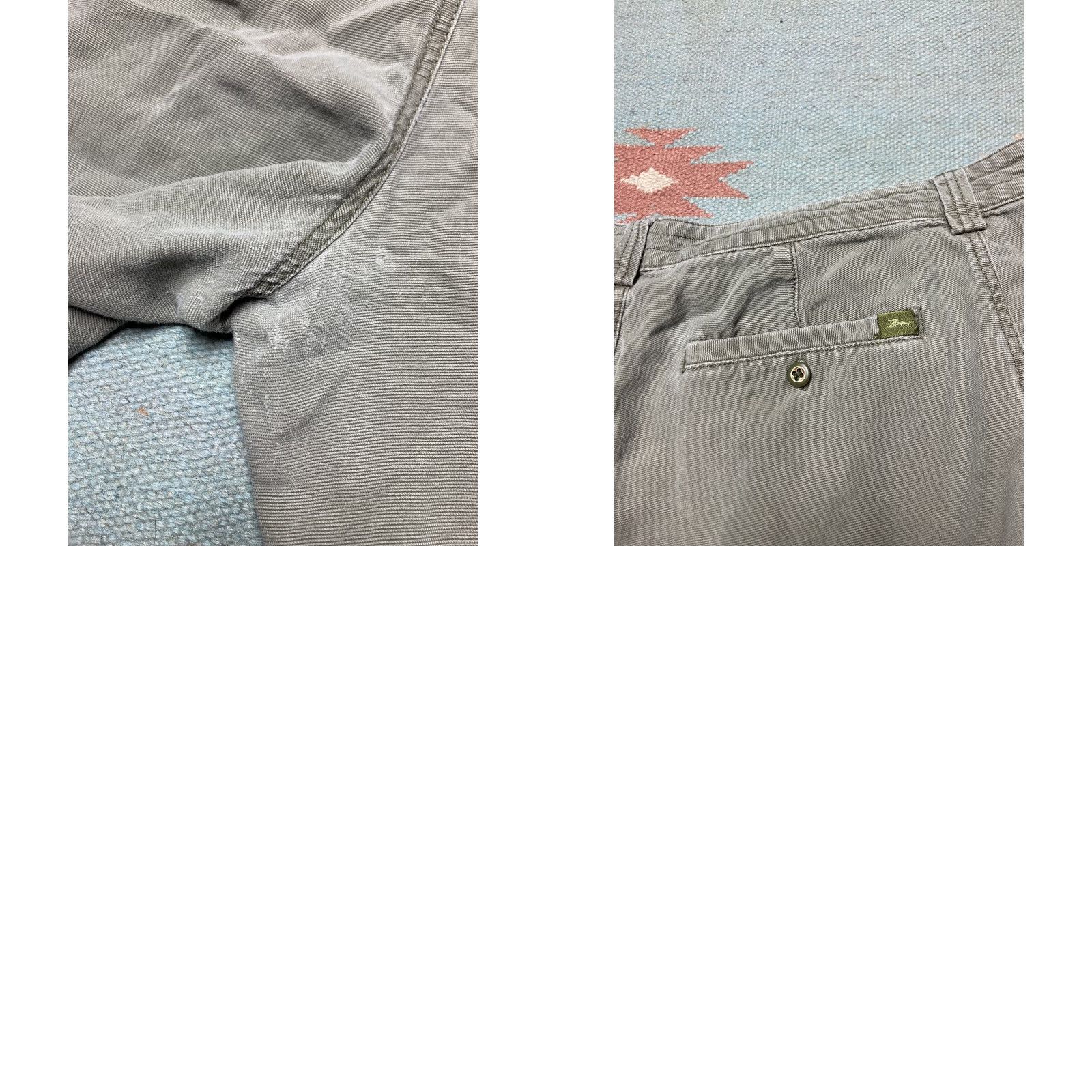 Tommy Bahama Tommy Bahama Relax Cargo Shorts Men 42 Gray Flat Front Pockets Casual 9" Inseam EUC Mens Size US 41 - 8 Thumbnail
