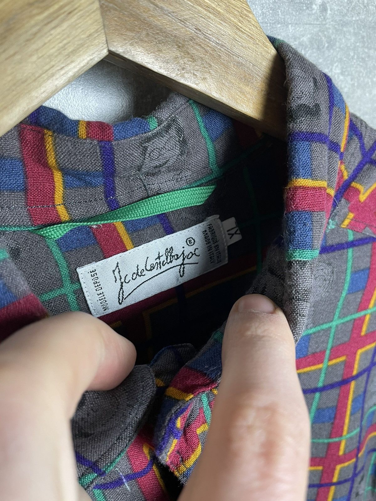 Jean Charles De Castelbajac × Vintage Jean-Charles de Castelbajac Vintage Shirt Made in Italy Size US M / EU 48-50 / 2 - 5 Thumbnail