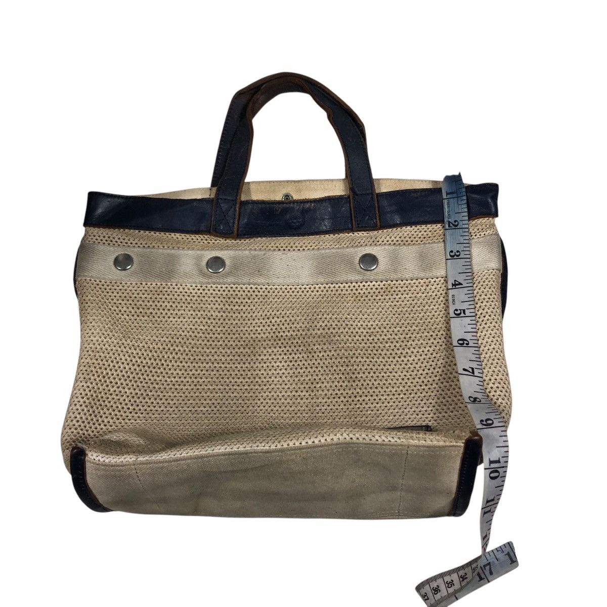 Japanese Brand × Porter × Vintage 📌Vintage Porter Made in Japan Tote Bag Duck Canvas Size ONE SIZE - 12 Thumbnail