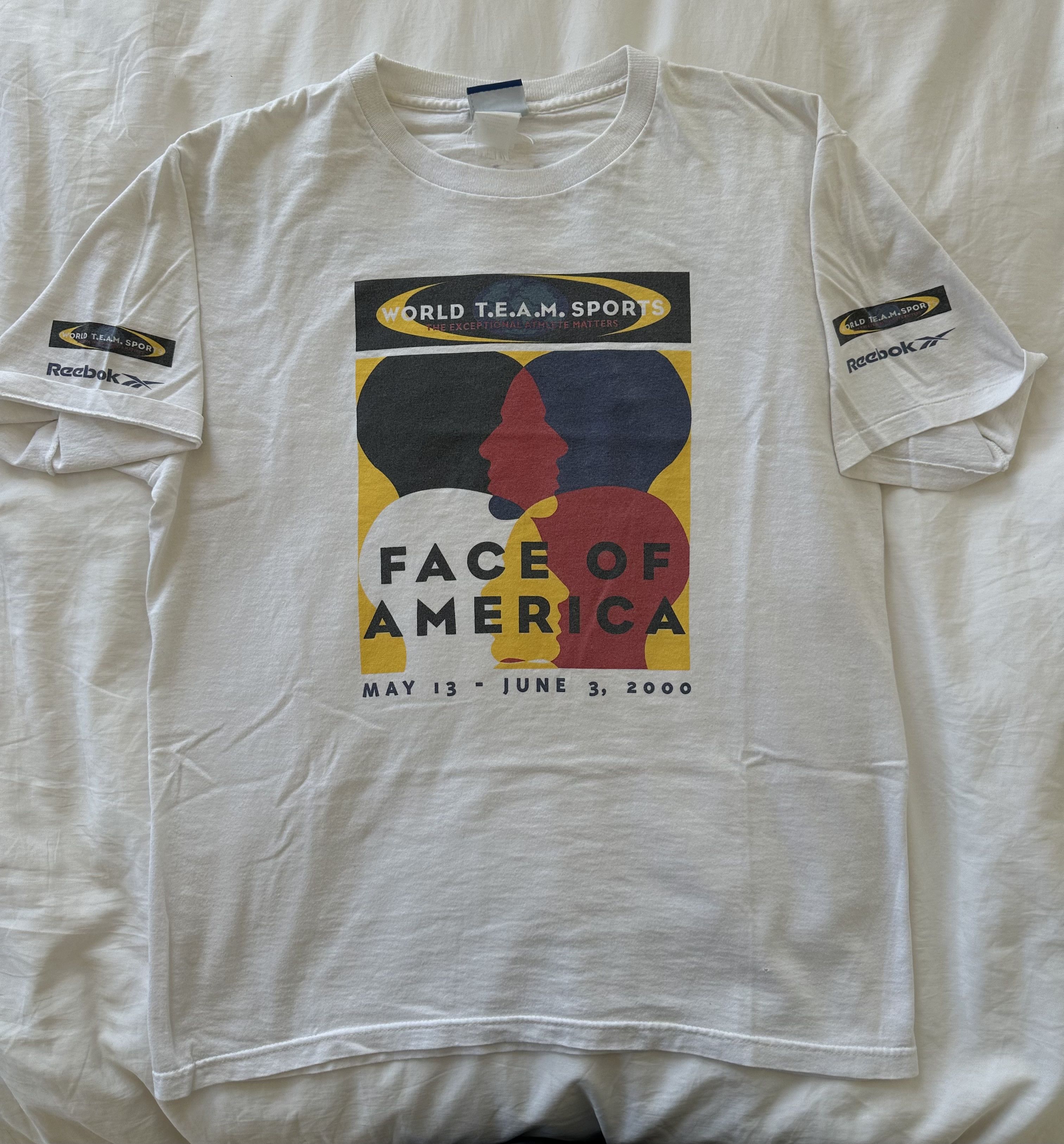 Reebok × Vintage Vintage Reebok marathon shirt 2000 Size US M / EU 48-50 / 2 - 1 Thumbnail