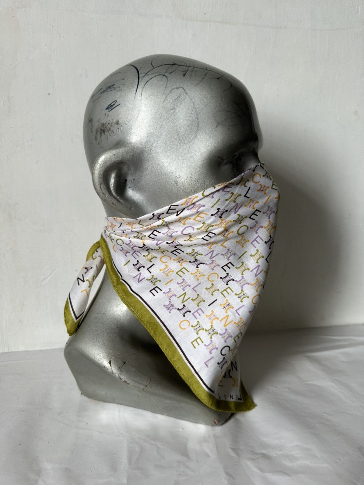 Vintage Vintage Celine Handkerchief/ Neckerchief/ Bandana Size ONE SIZE - 2 Thumbnail