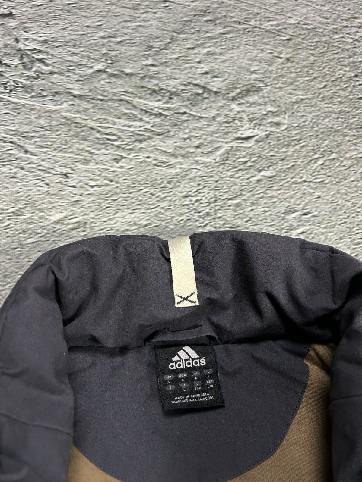 Adidas × Vintage Adidas vest grey vintage drill Y2K padded Size US L / EU 52-54 / 3 - 4 Thumbnail