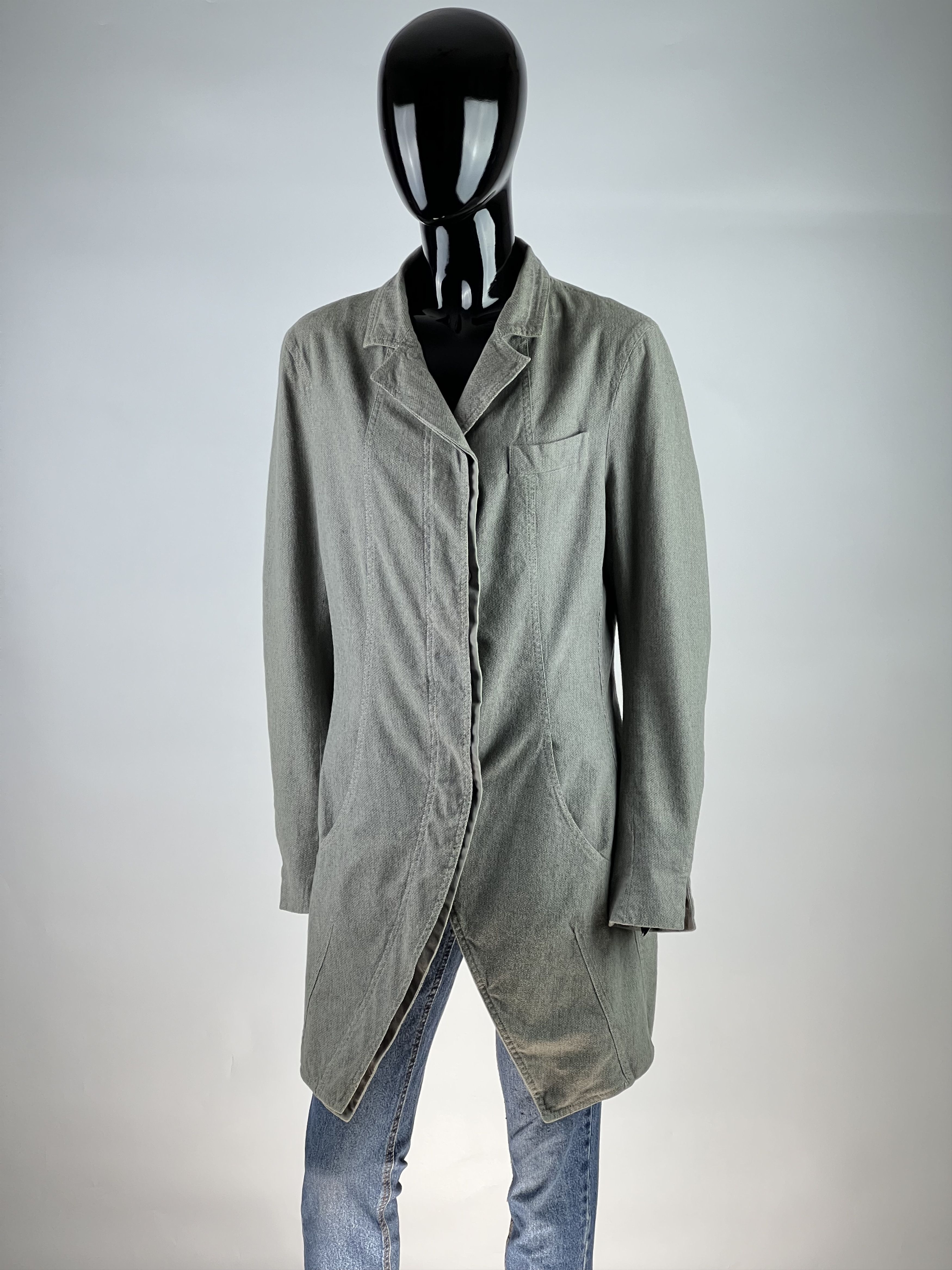 Annette Gortz × Designer Annette Gortz Gray Coat Size 40 Size L / US 10 / IT 46 - 1 Thumbnail