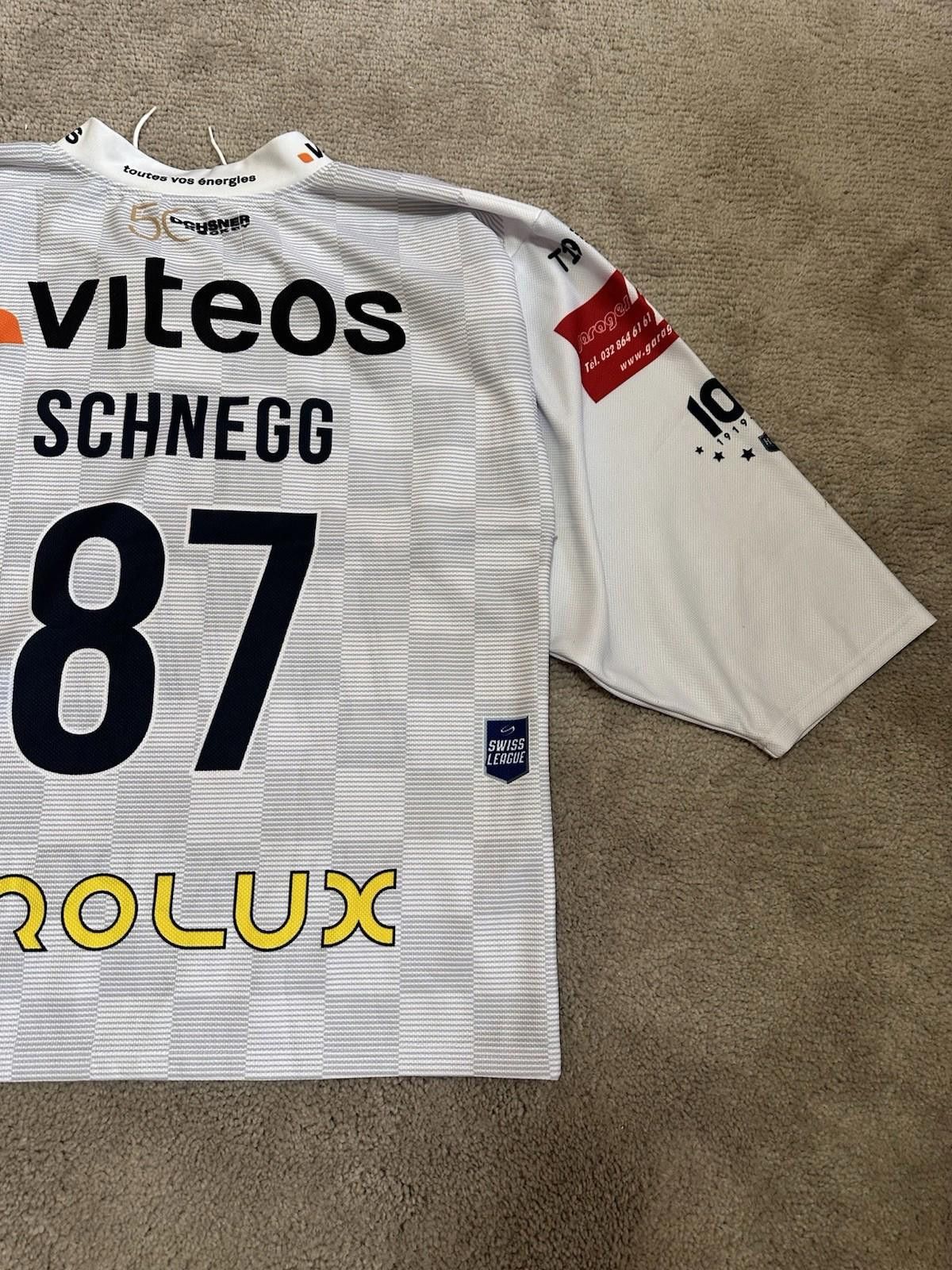 Other HC LA CHAUX DE FONDS HOCKEY SHIRT JERSEY OCHSNER #Schnegg Size US L / EU 52-54 / 3 - 10 Thumbnail