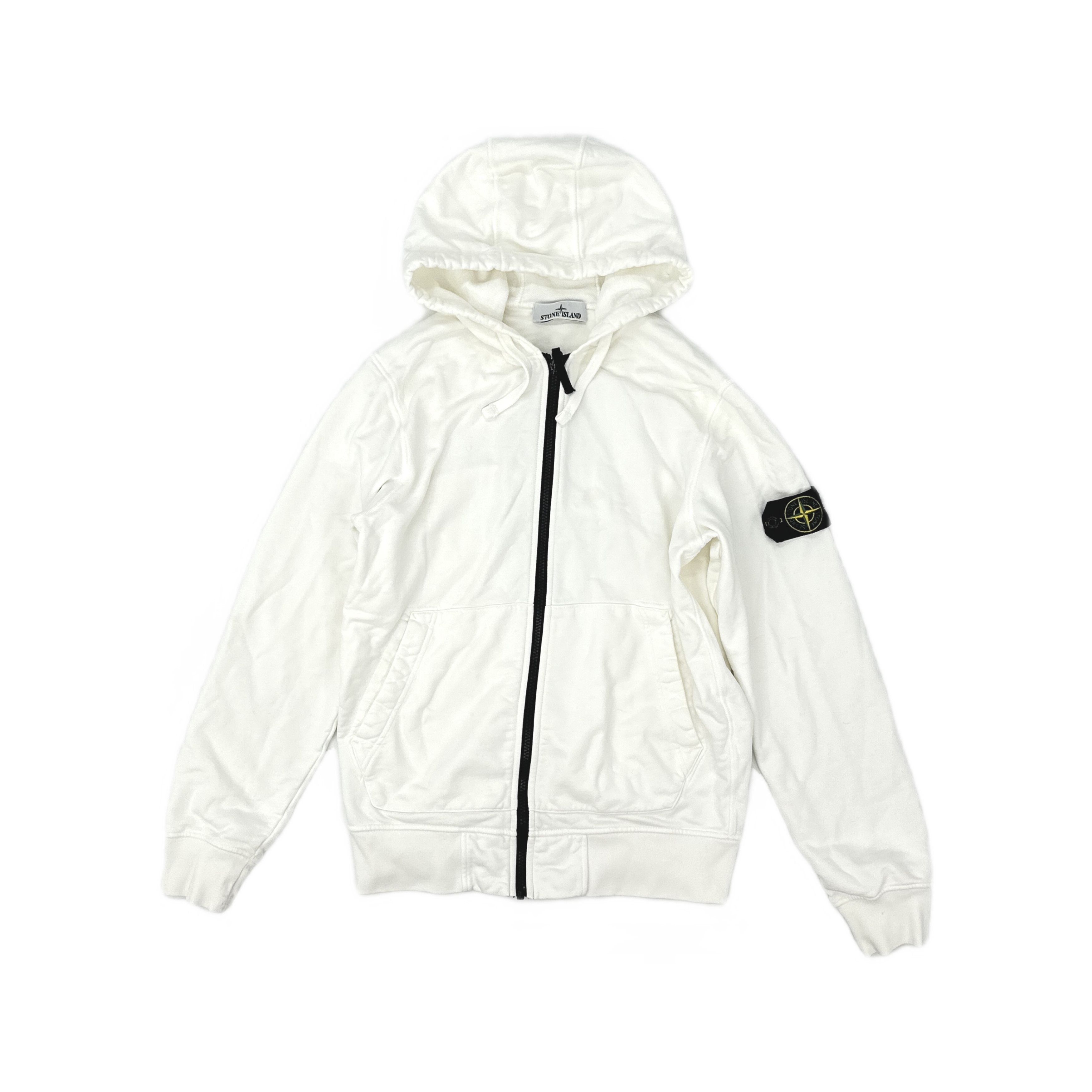 Stone Island Stone Island Zip Up Logo Patch Hoodie Size M Size US M / EU 48-50 / 2 - 1 Thumbnail