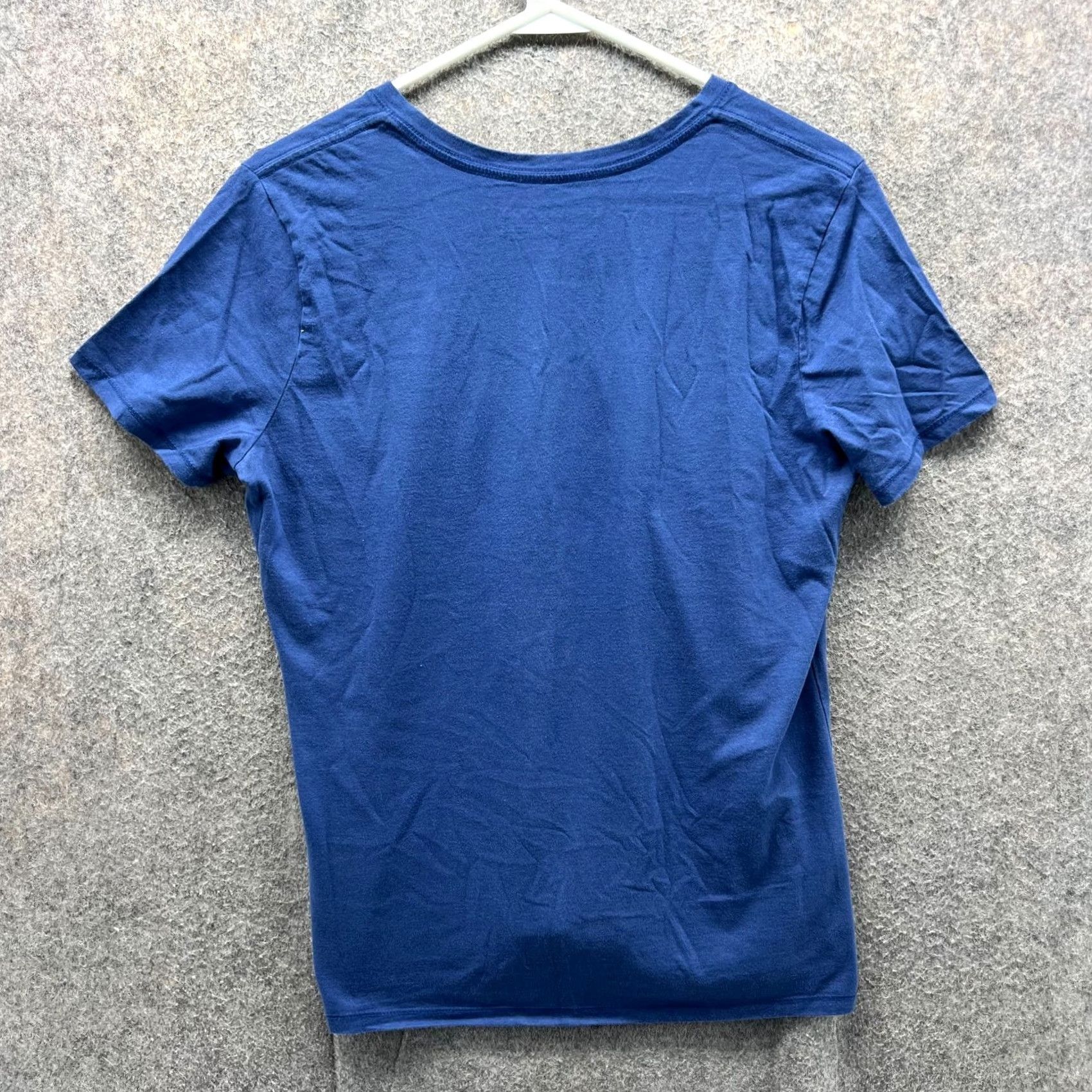 Life is Good Life is Good Shirt Womens Medium Blue V Neck Crusher Tee Butterfly Print Shirt Size M / US 6-8 / IT 42-44 - 2 Thumbnail