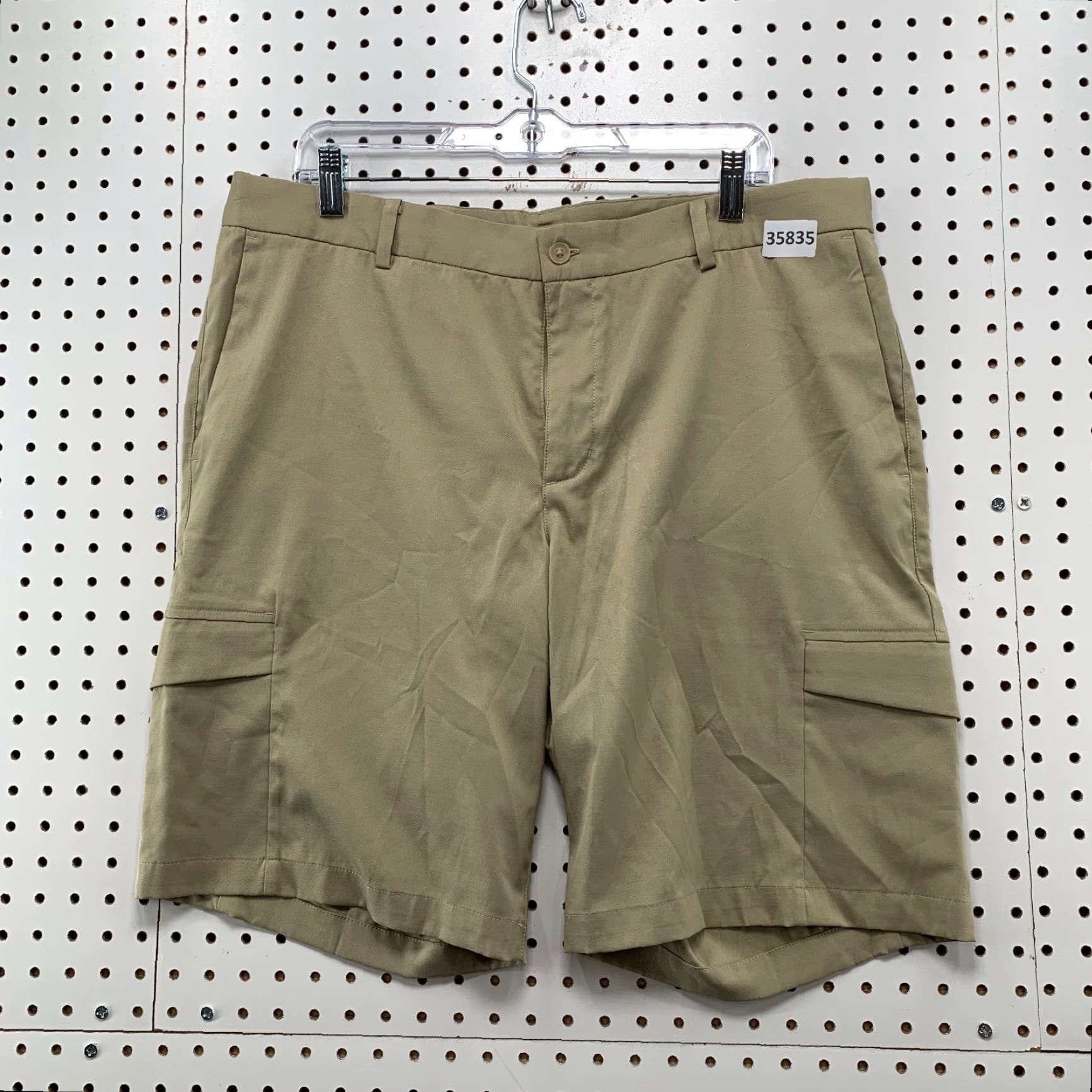 Nike VINTAGE Nike Golf Chino Shorts Mens 36 Brown Tan Dri Fit Casual Preppy 36x10.5 Size US 36 / EU 52 - 5 Thumbnail
