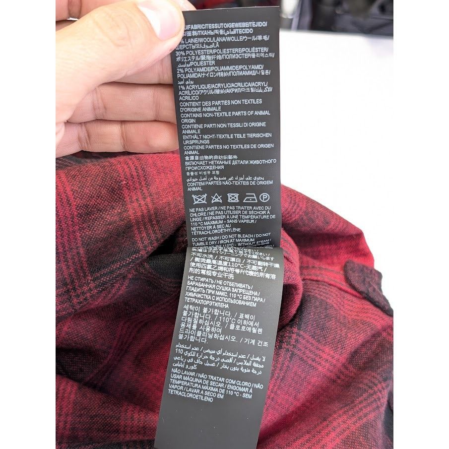 Saint Laurent Paris o1rshd1 Checked Button Up Shirt in Red/Black Size US M / EU 48-50 / 2 - 17 Thumbnail