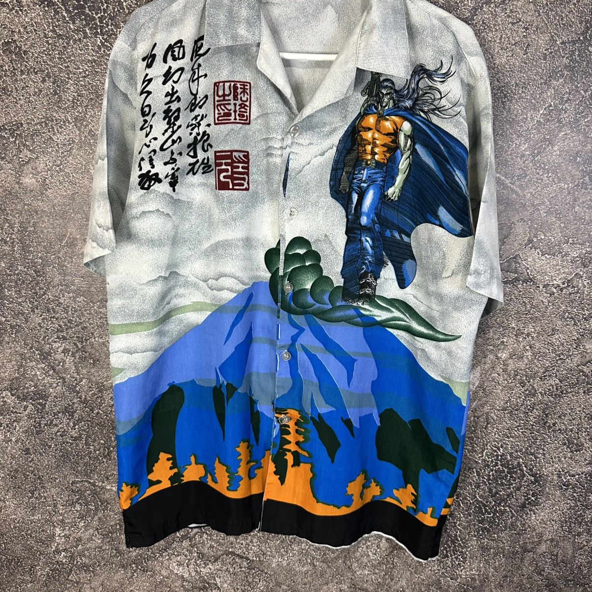 Anime Vintage Anime Berserk AOP Crazy Design Shirt Size US XL / EU 56 / 4 - 3 Thumbnail