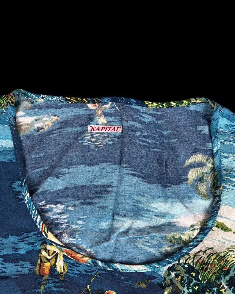 Kapital Kapital Red Wave Sailing Coconut Tree Hawaiian Medium Slee Size US XS / EU 42 / 0 - 3 Thumbnail