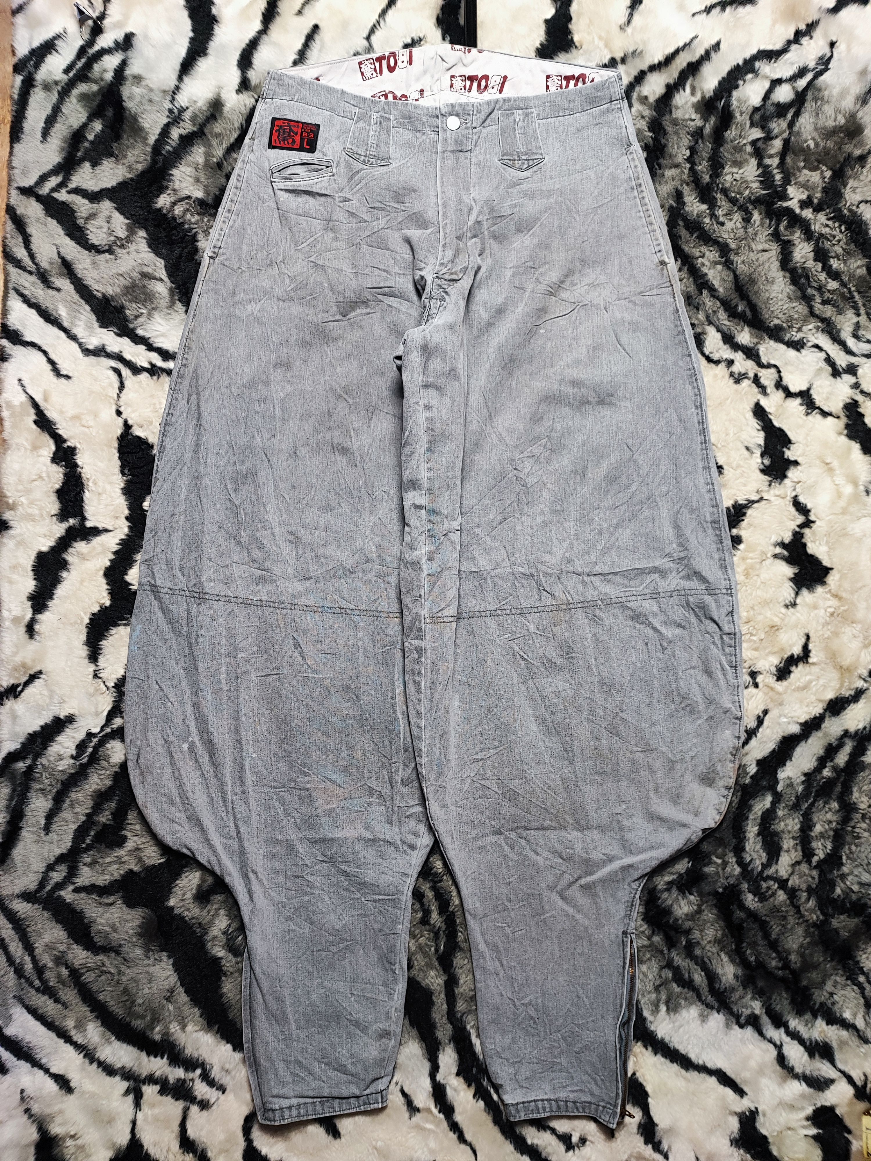 Japanese Brand SAN DAN TOBI TORAICHI DENIM JEANS PANTS JAPANESE WORKWEAR Size US 32 / EU 48 - 2 Thumbnail