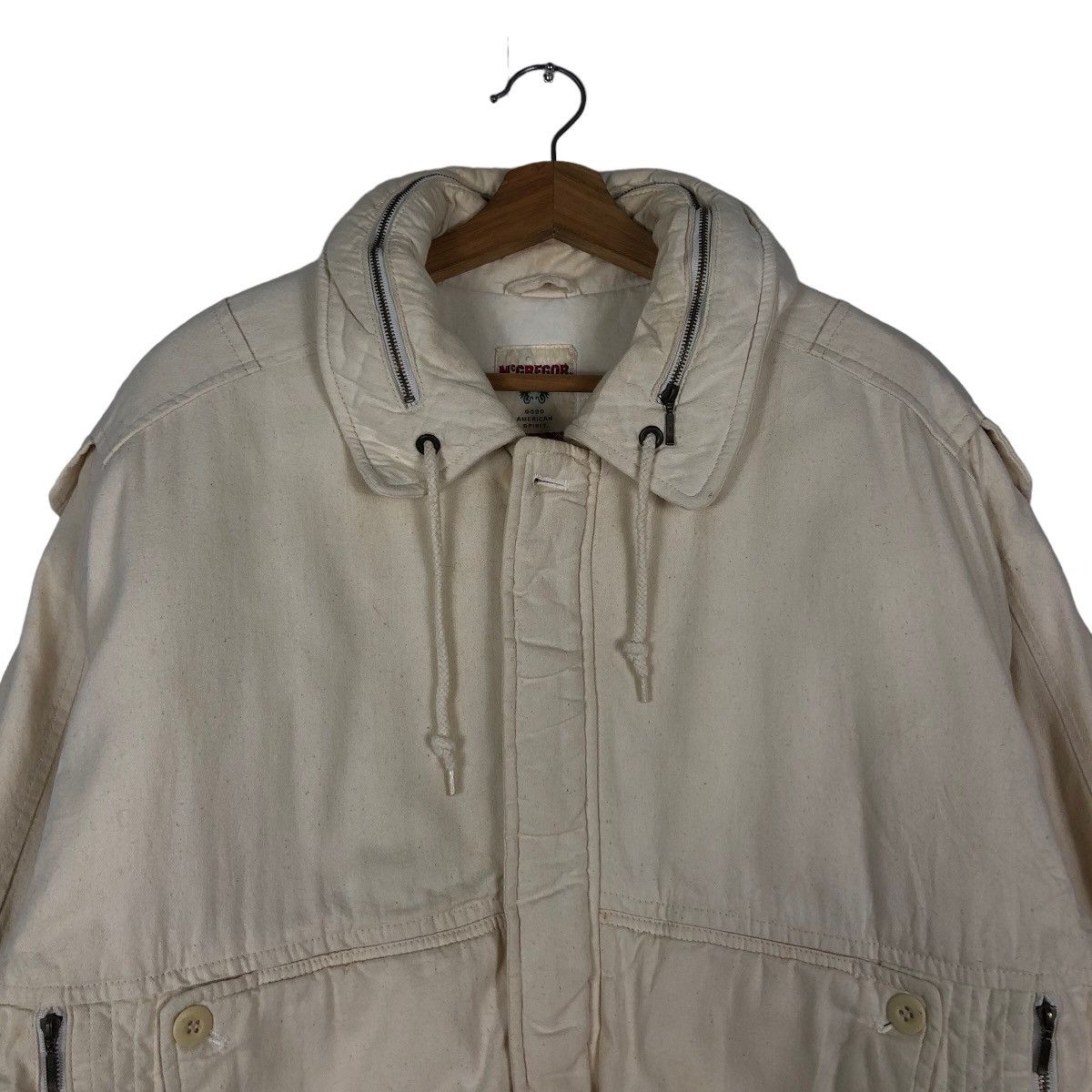 Japanese Brand 90s Vintage Bomber Jacket Parachute Bondage Design Mcgregor Size US M / EU 48-50 / 2 - 2 Thumbnail