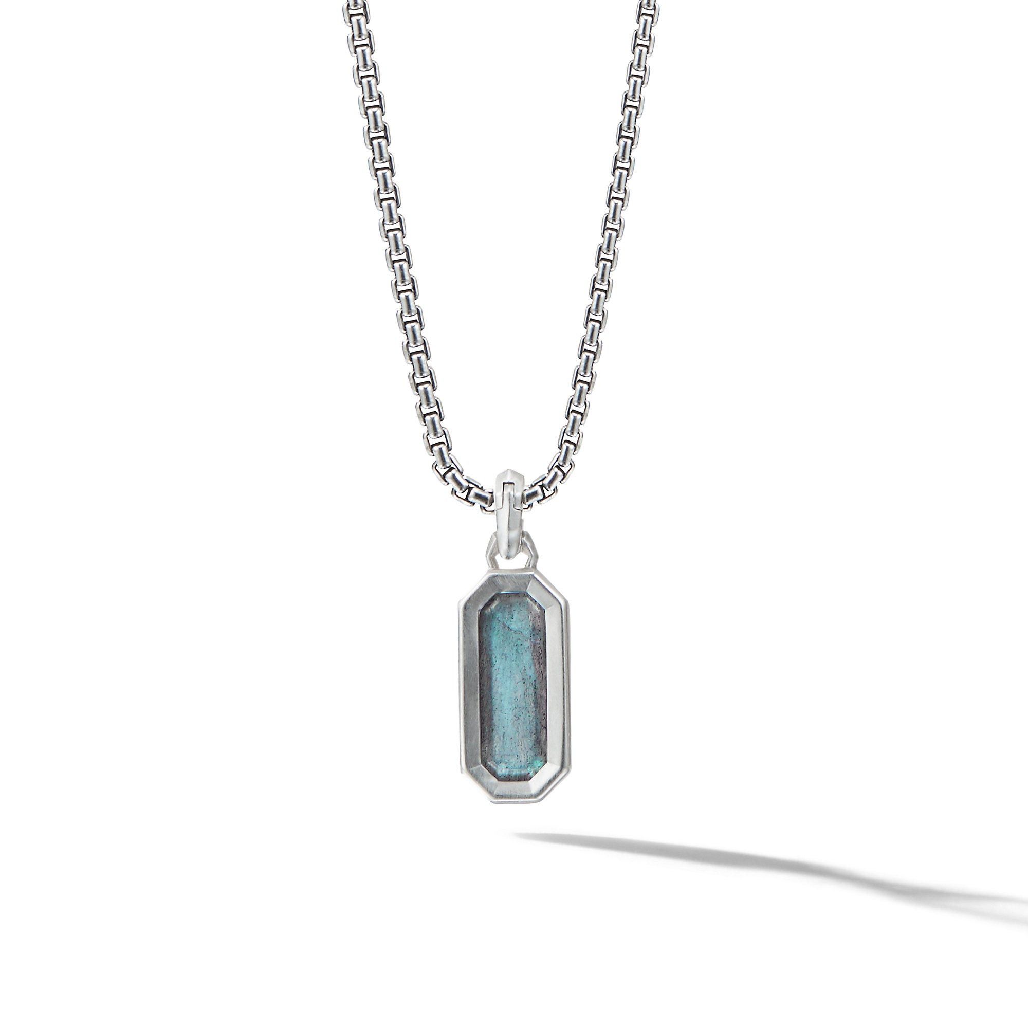 David Yurman o1w1db10525 D13322 Size:6/Amulet in Silver with Labradorite Size ONE SIZE - 1 Thumbnail