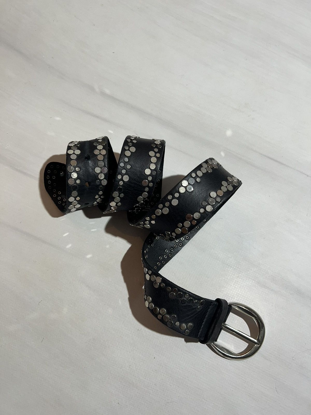 Hysteric Glamour × If Six Was Nine × Vintage Y2K Vintage Leather Belt BB Simon Style Size ONE SIZE - 1 Thumbnail