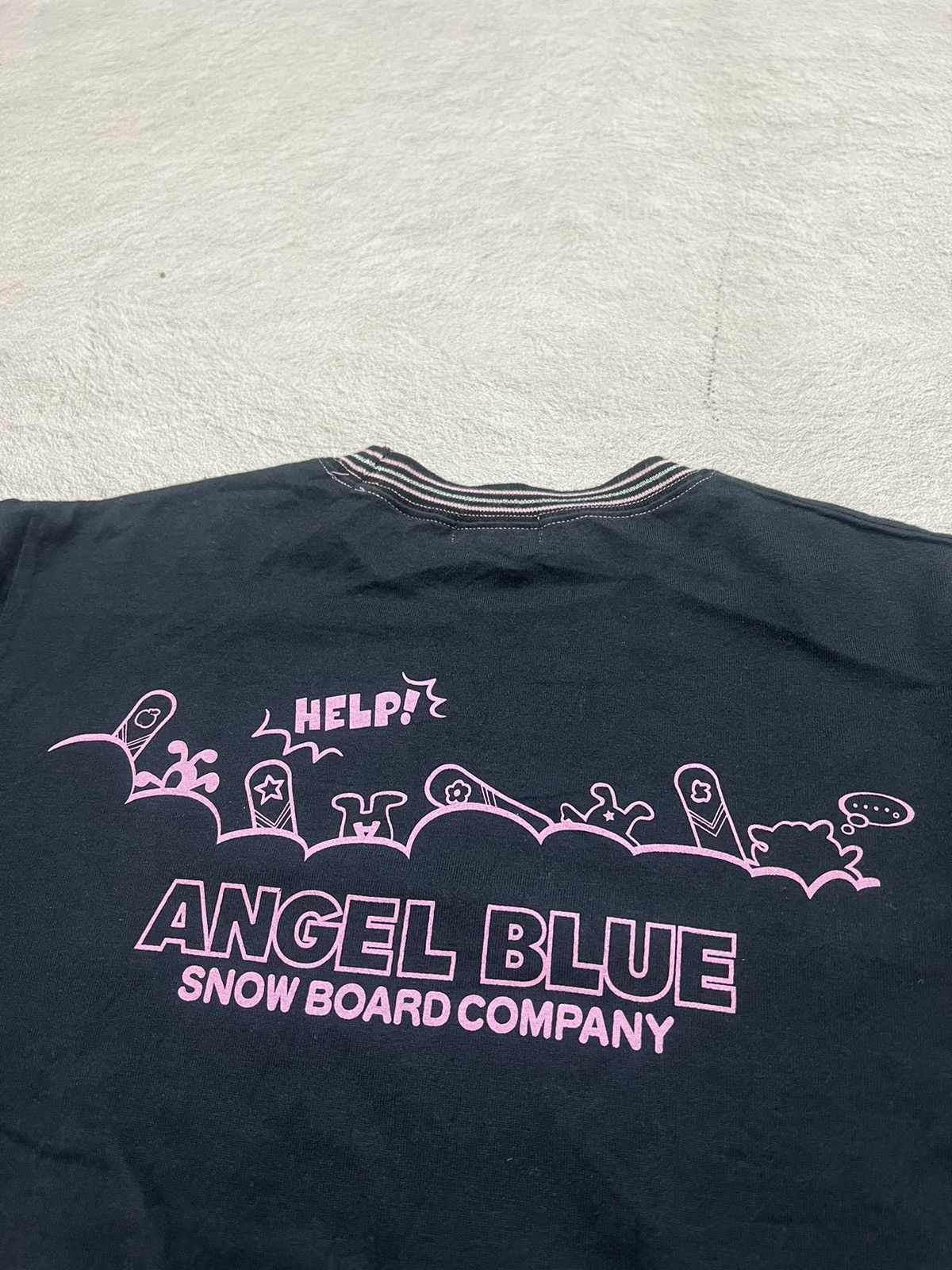 Number (N)ine 2000s Angel Blue Cdg Y's Poem Cute Taped Tee y2k Lgb Ifsix Size US S / EU 44-46 / 1 - 4 Thumbnail
