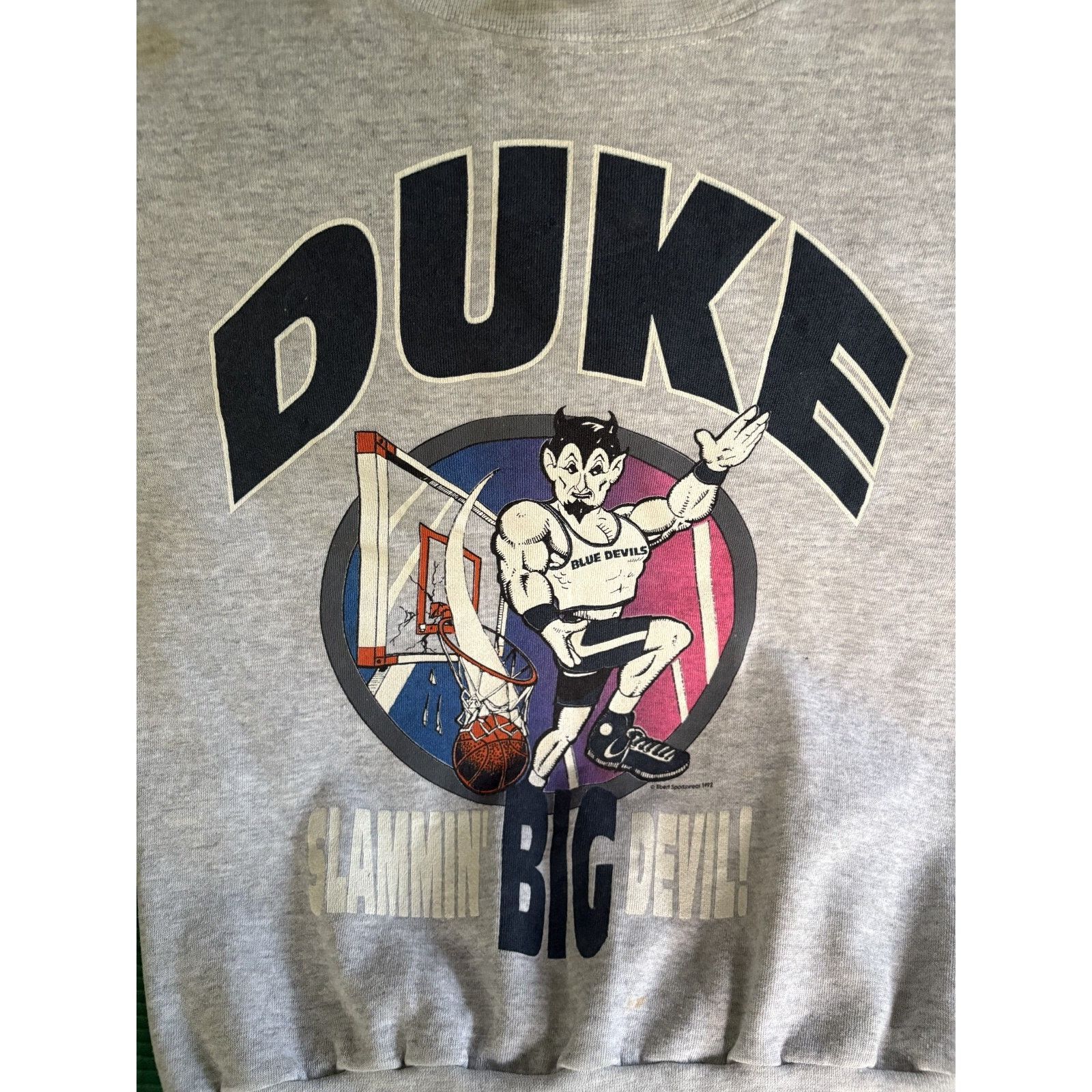 Tultex Vtg 92 RARe Duke Blue Devils Bball Sweatshirt Crewneck XL Size US XL / EU 56 / 4 - 2 Thumbnail