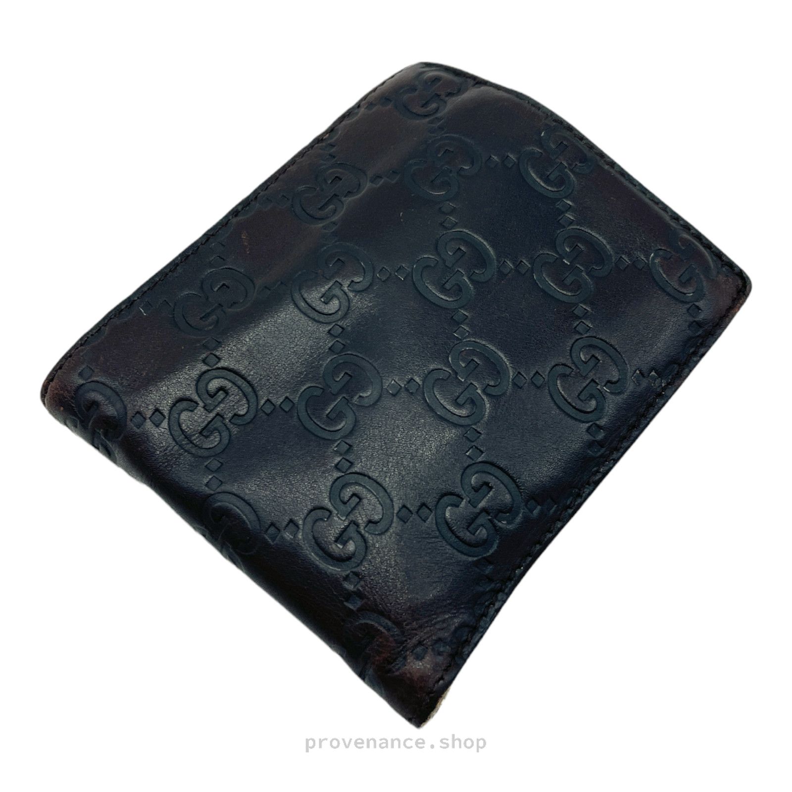 Gucci 🔴 Gucci GG Guccissima Bifold Wallet - Dark Chocolate Size ONE SIZE - 4 Thumbnail
