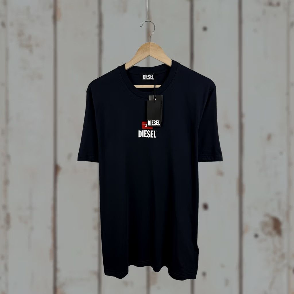 Diesel VINTAGE Diesel Velour Logo For Successful Living Classic T-Shirt XL Dark Blue Logo Mens XS? Size US XL / EU 56 / 4 - 1 Thumbnail