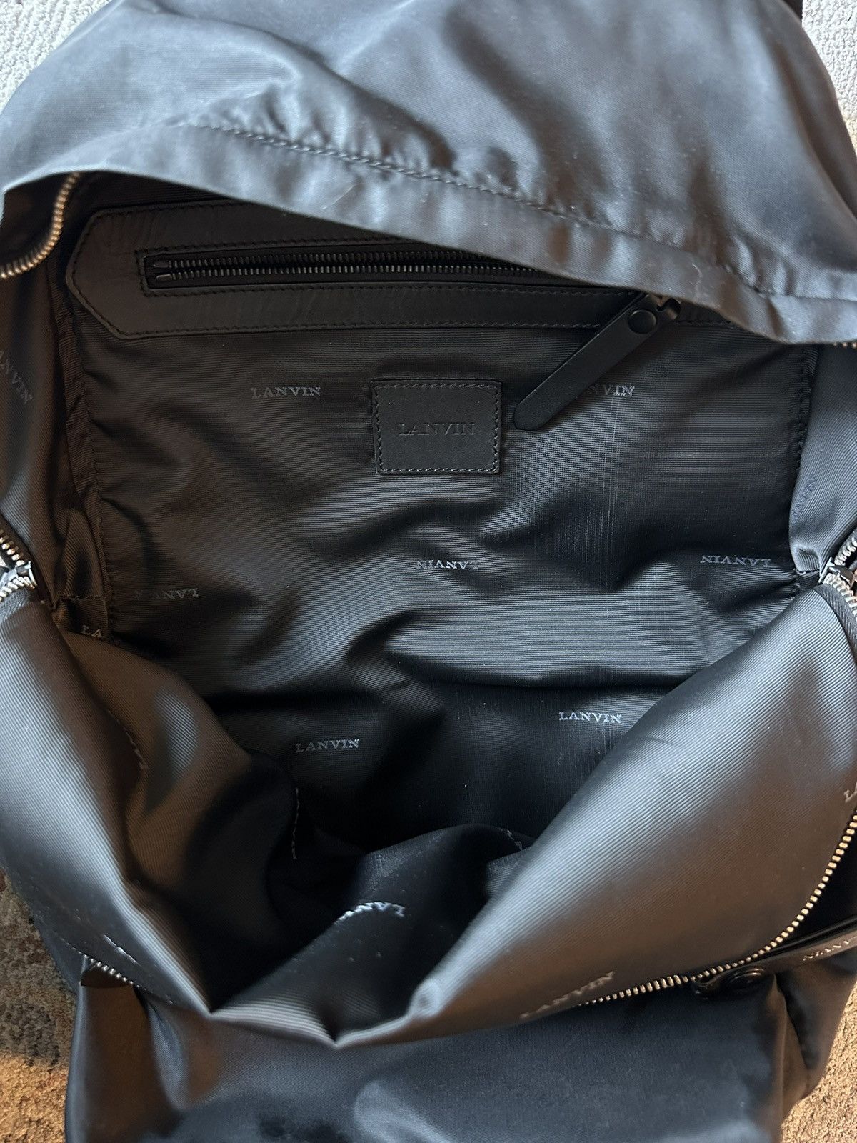 Lanvin Rare find! Lanvin backpack! Black with chain print Size ONE SIZE - 5 Thumbnail