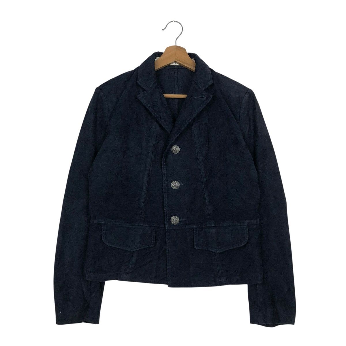 45rpm 🔥VINTAGE CROPPED BIKER CHORE JACKET 45RPM Size US M / EU 48-50 / 2 - 3 Thumbnail