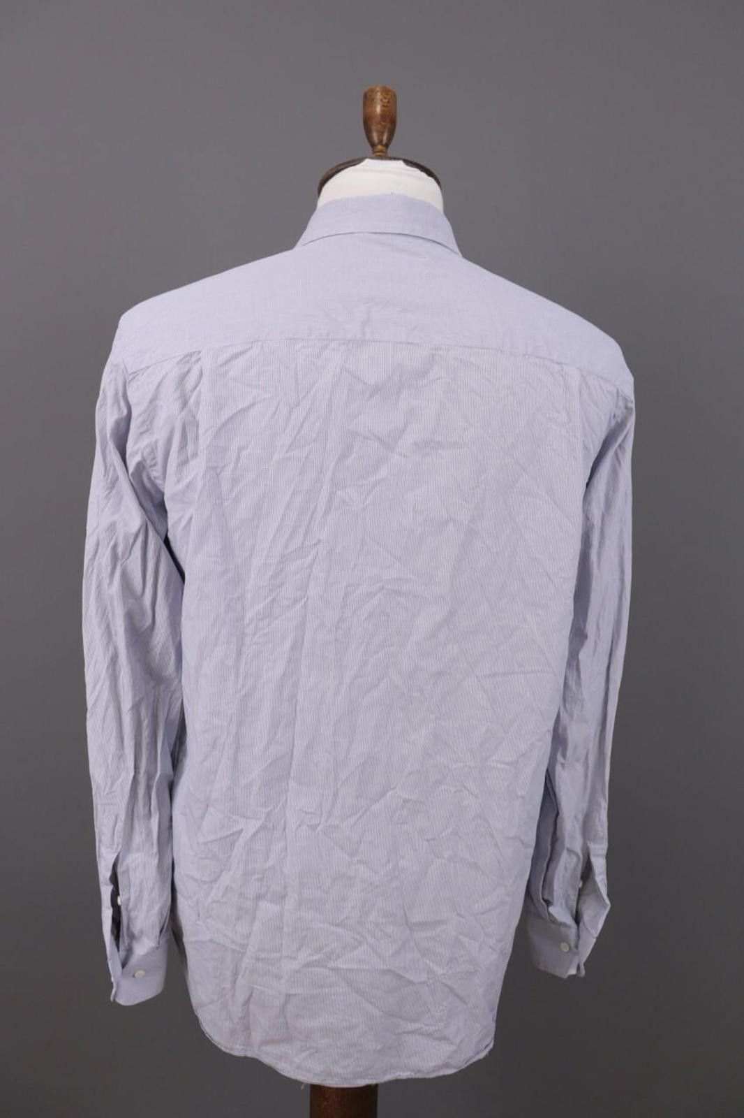 Armani Collezioni Armani Collezioni White Check Button Down Shirt Size 41 /16 Size US M / EU 48-50 / 2 - 11 Thumbnail