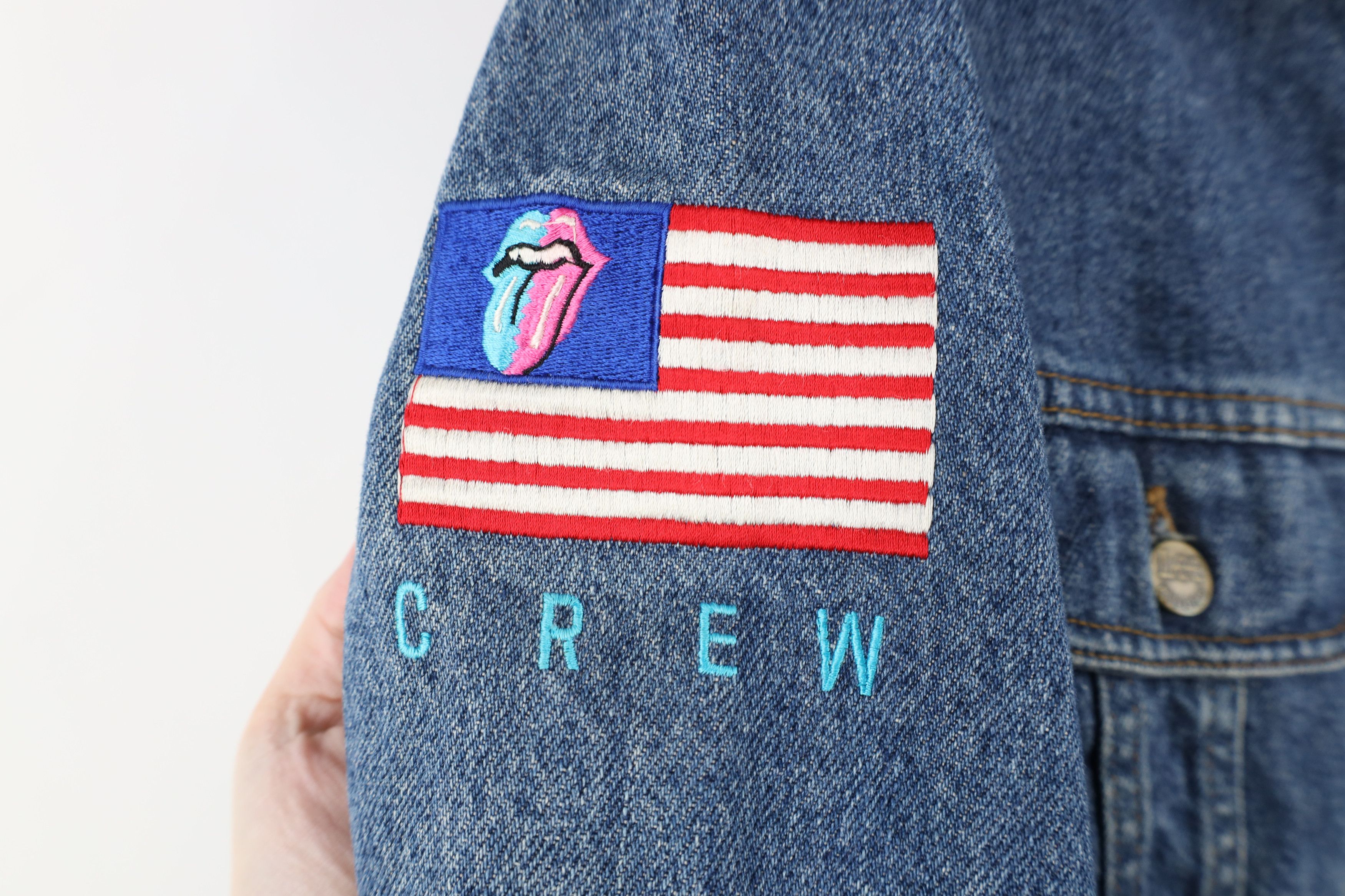 Vintage Vintage 90s The Rolling Stones Band Trucker Jacket USA Size US L / EU 52-54 / 3 - 6 Thumbnail