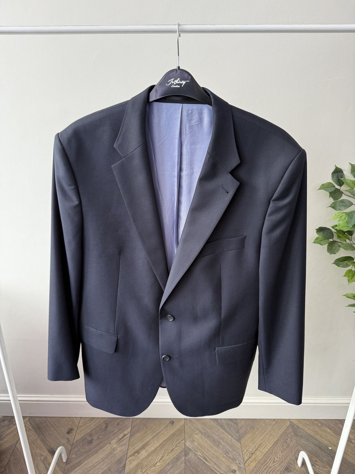 Other Vintage Dolzer Bespoke Ermenegildo Zegna Traveller Wool Suit Size 52R - 2 Thumbnail